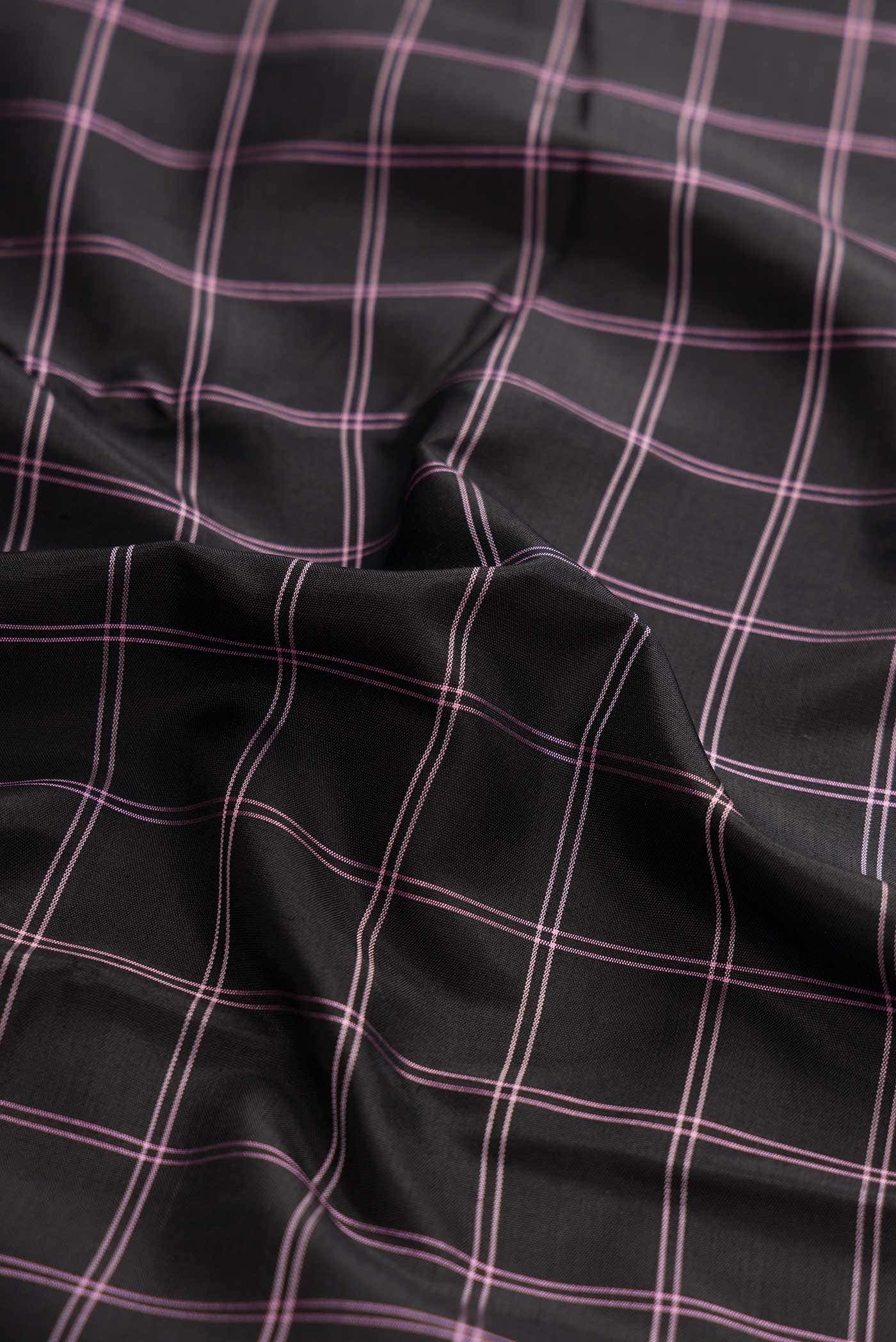 Pure Silk Pure Zari Black Kanchipuram Saree