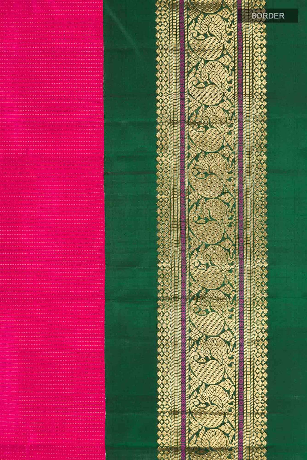 Pink Kanchipuram Silk Saree