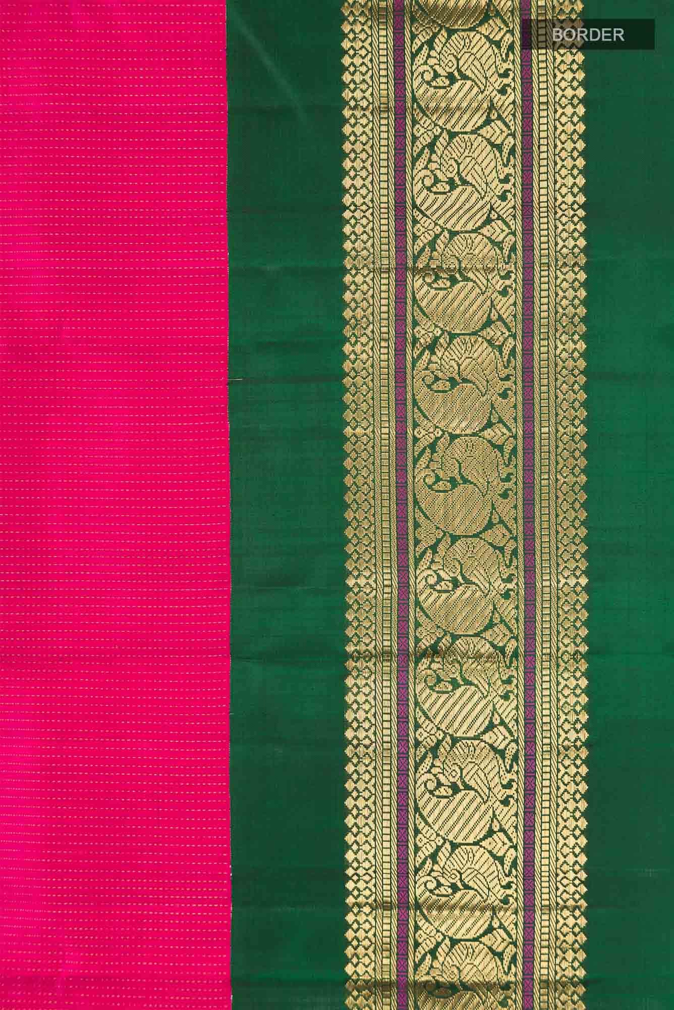 Pink Kanchipuram Silk Saree