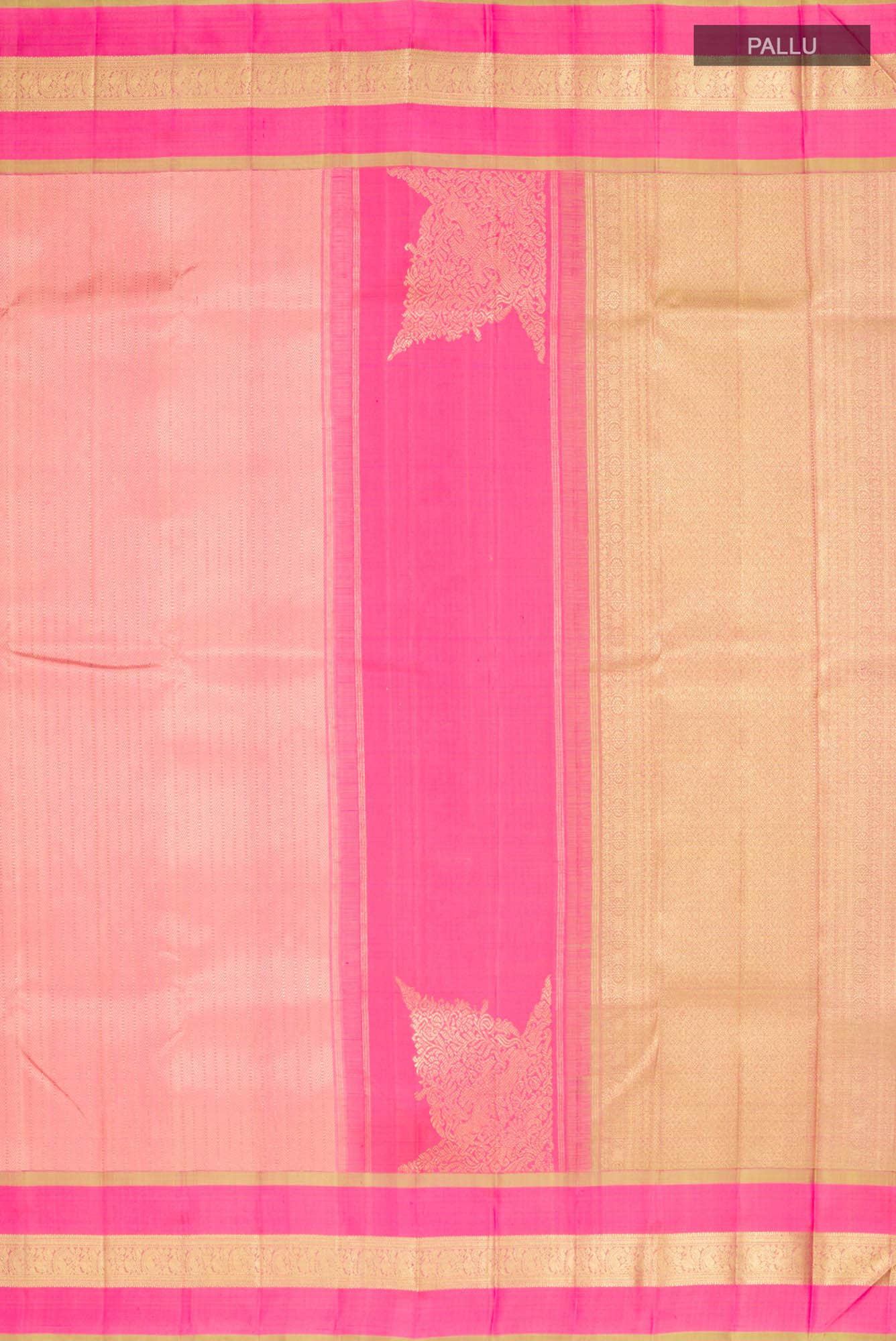 Pink Kanchipuram Silk Saree