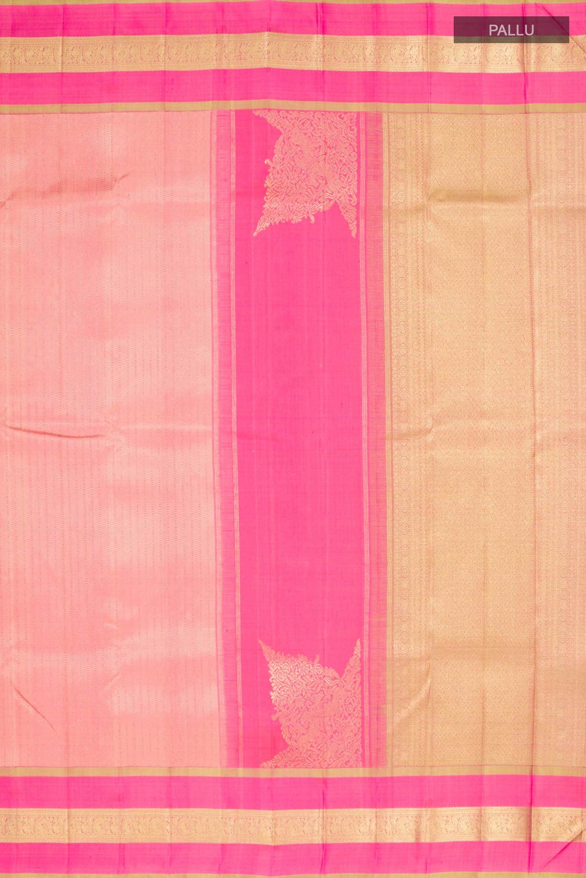 Pink Kanchipuram Silk Saree