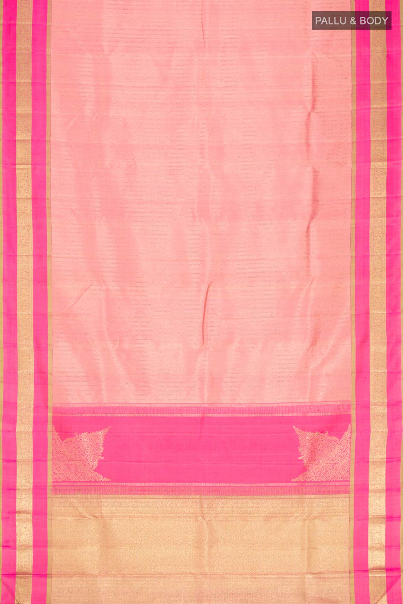 Pink Kanchipuram Silk Saree