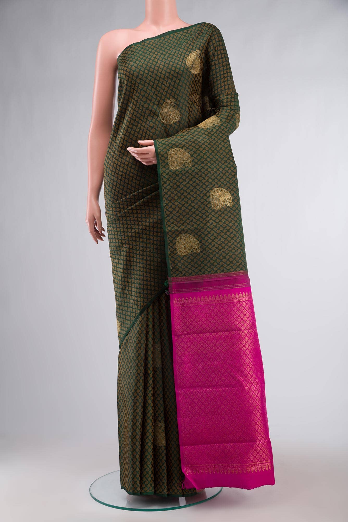 Green Kanchipuram Silk Saree