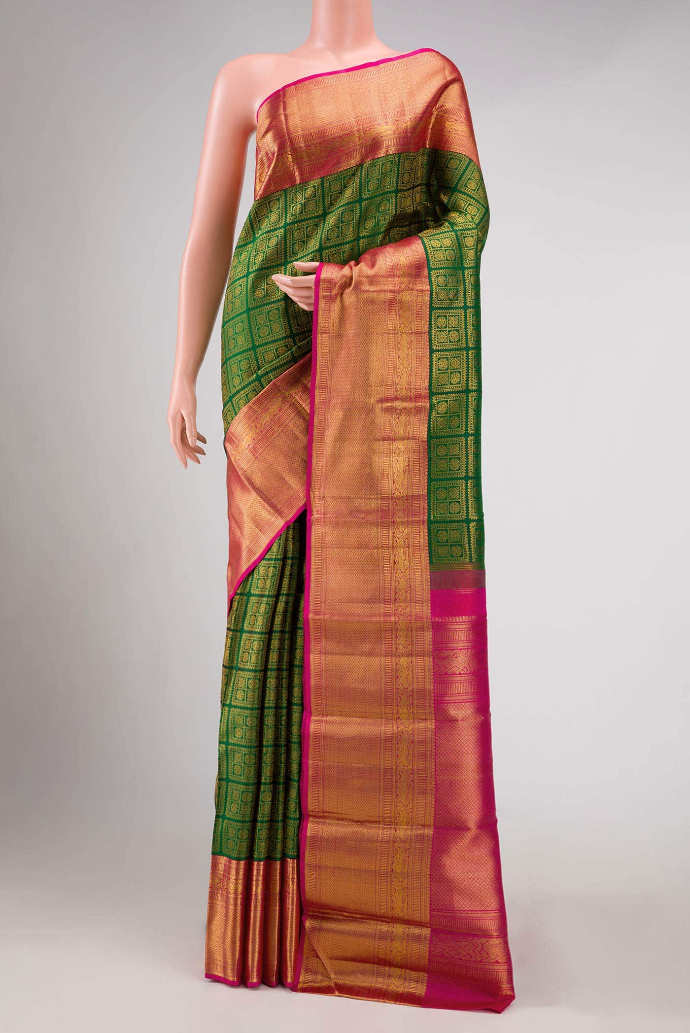Green Kanchipuram Silk Saree
