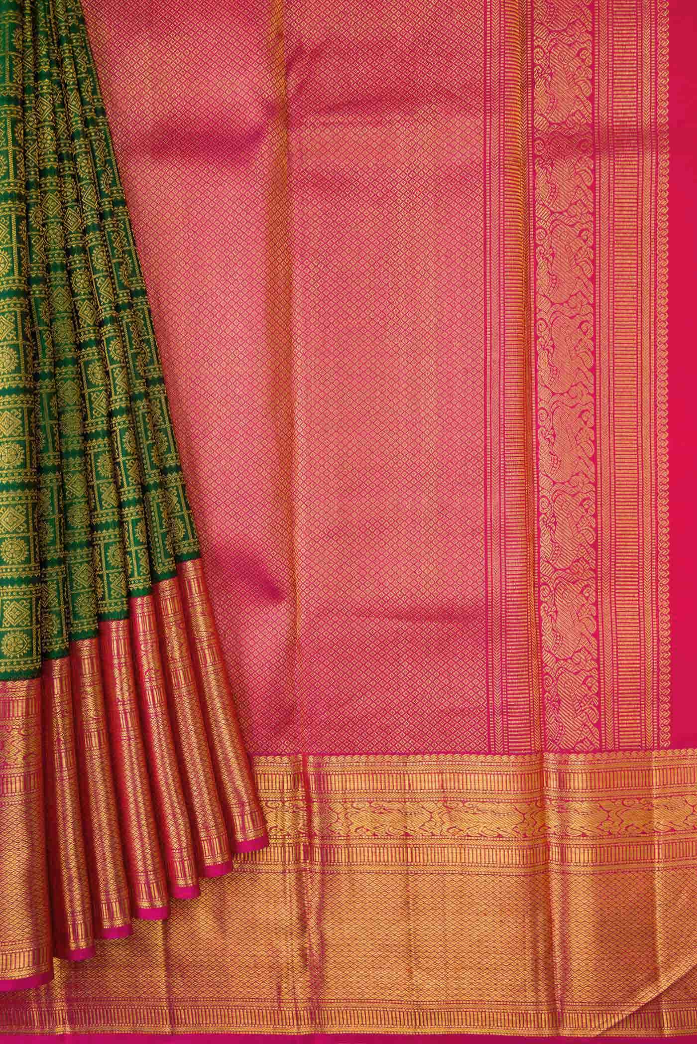 Green Kanchipuram Silk Saree