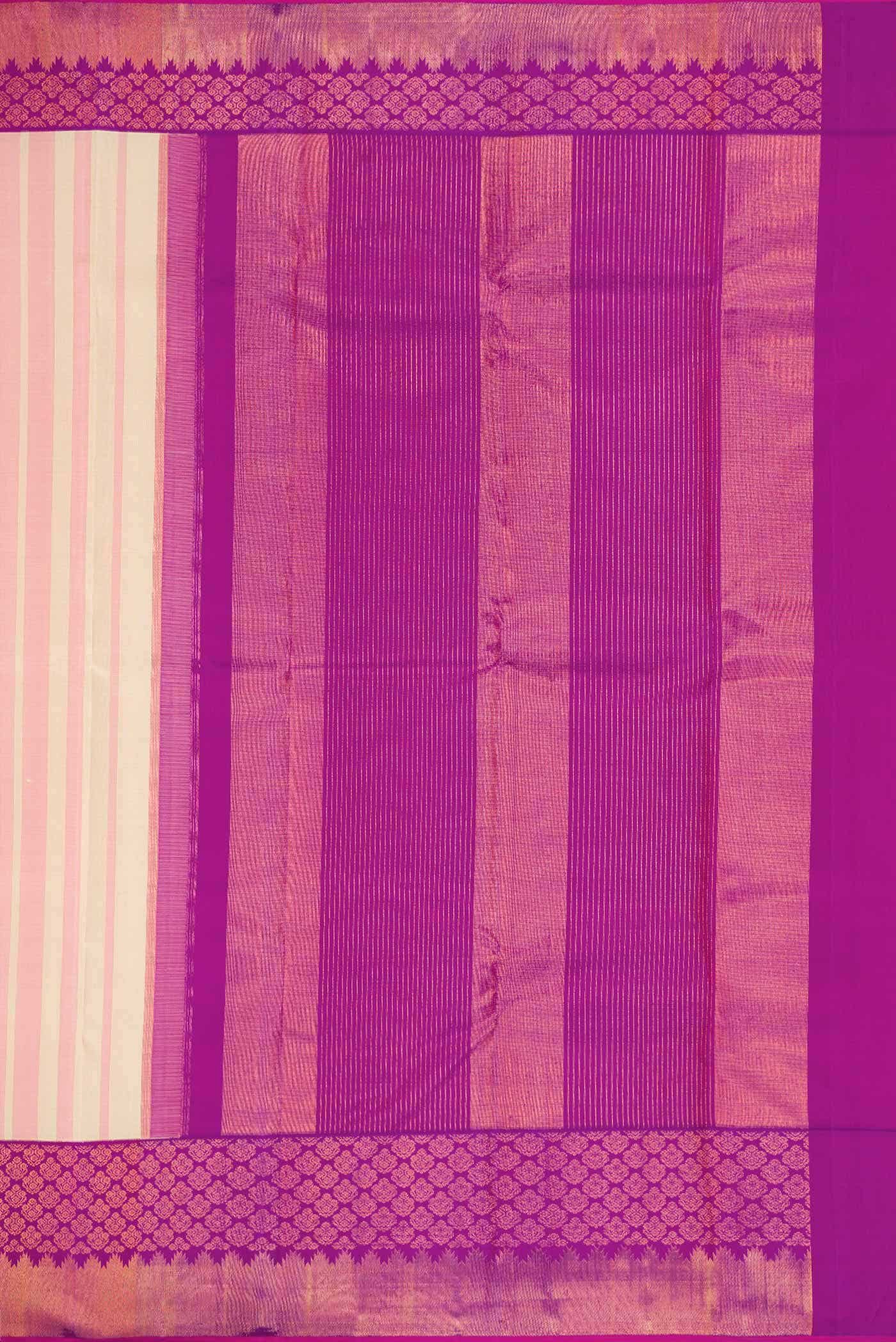 Pure Silk Pure Zari Sandal Kanchipuram Saree
