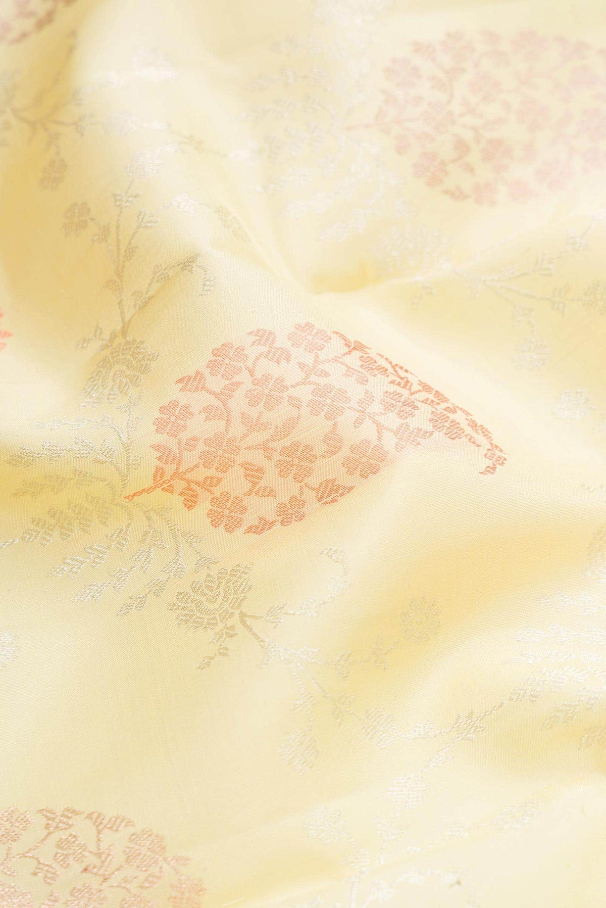 Pure Silk Pure Zari Sandal Dual Tone Kanjivaram Saree