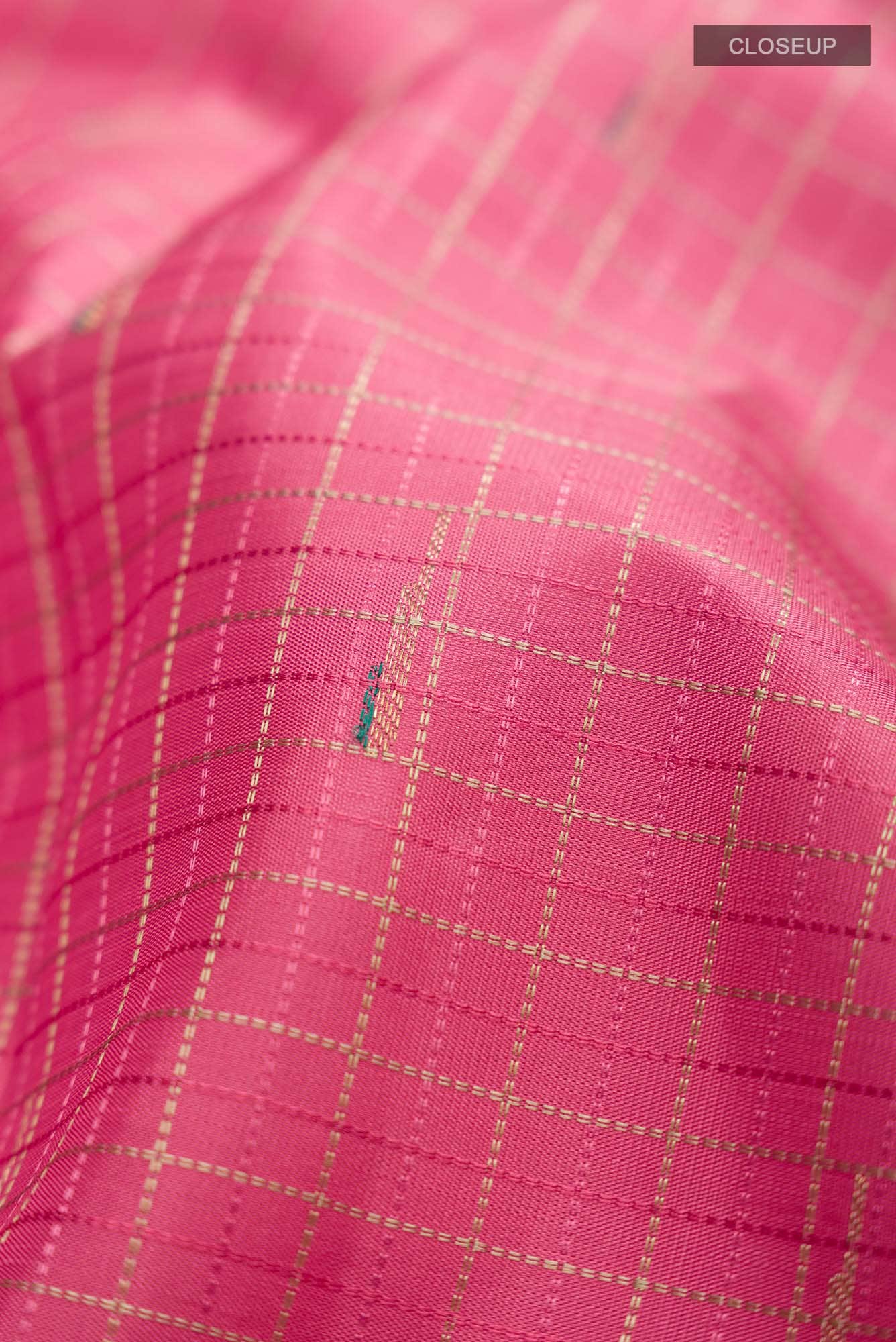 Pure Silk Pure Zari Pink Kanchipuram Saree