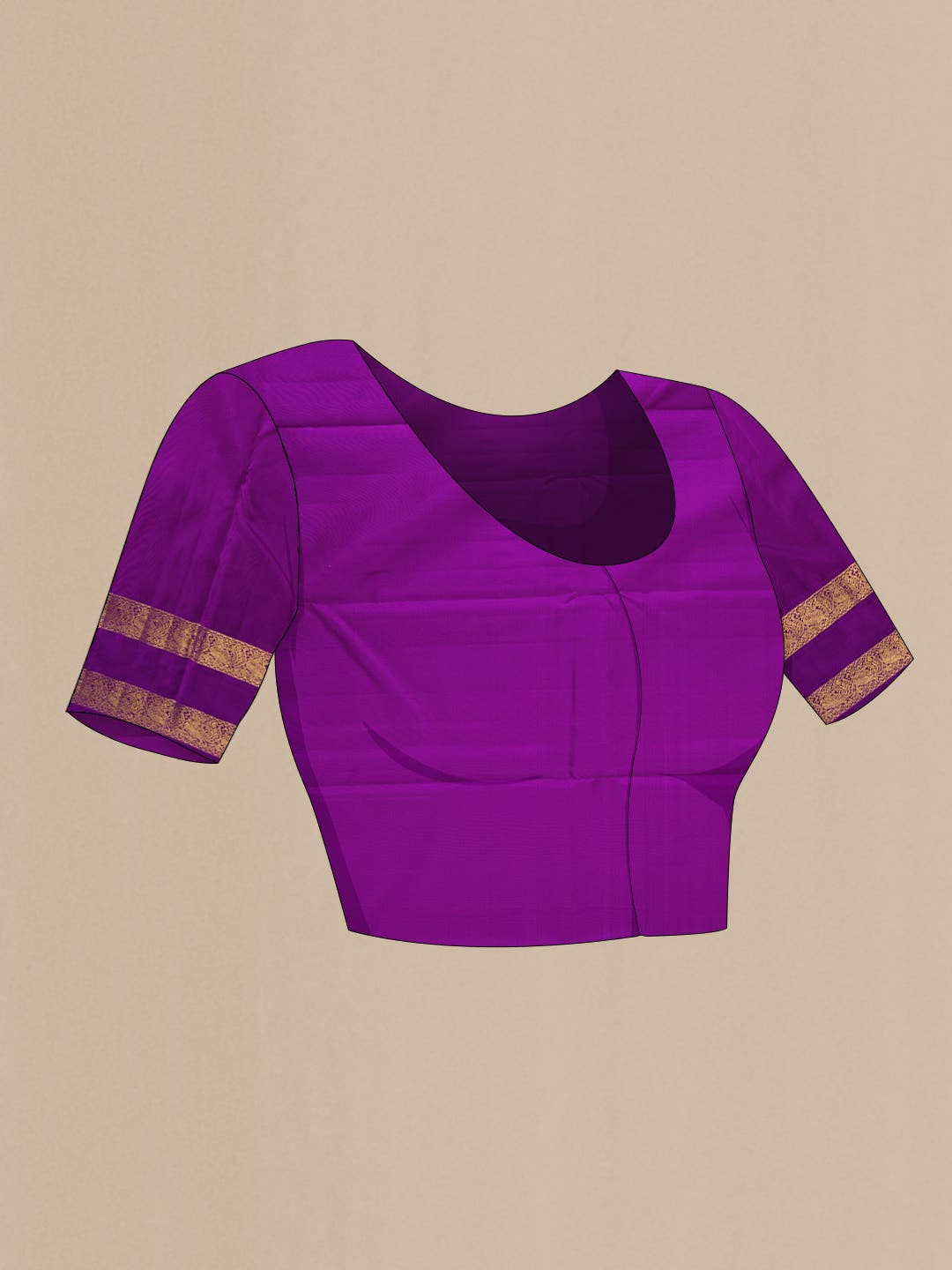 Pure Silk Pure Zari Pink Kanchipuram Saree