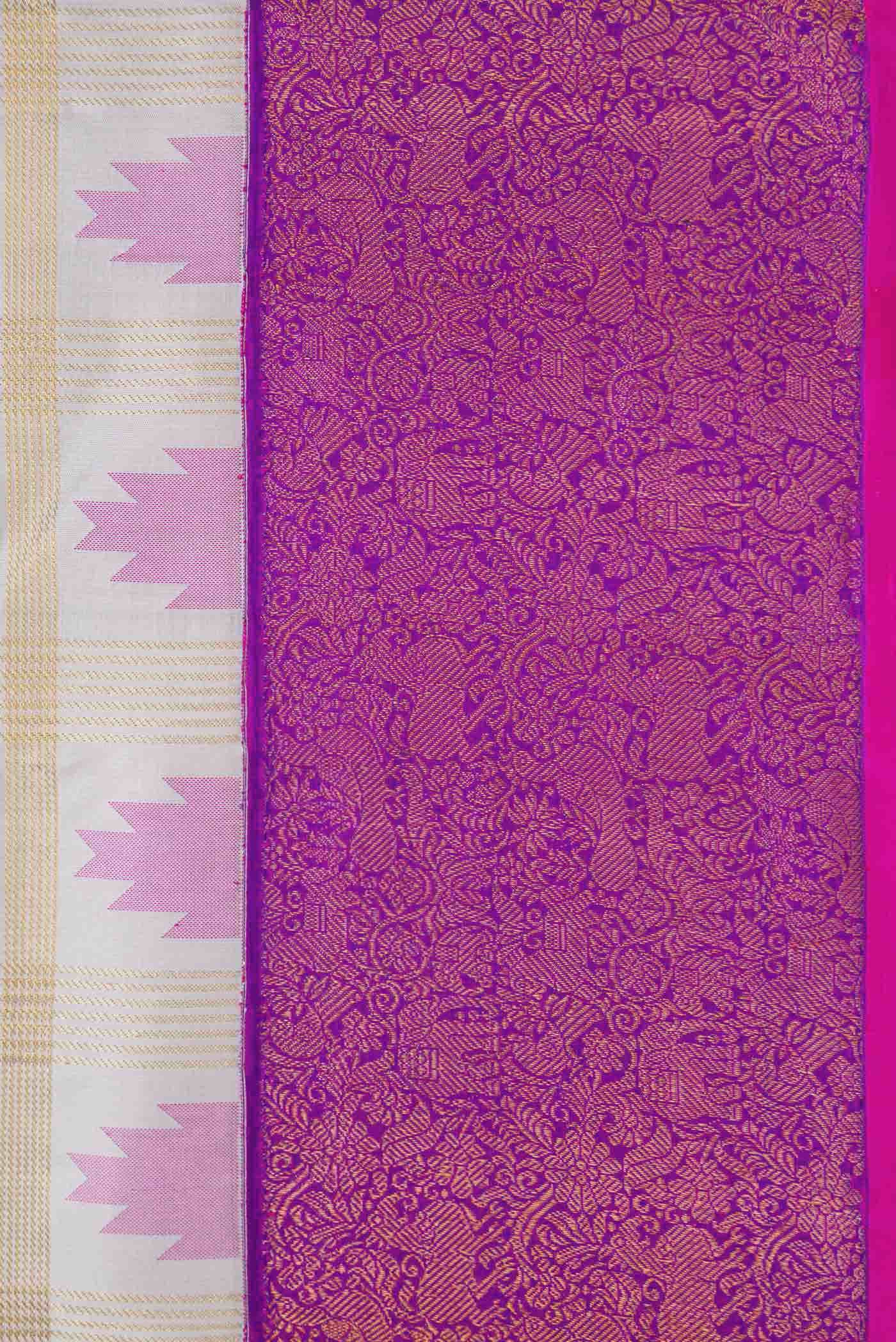 Grey Kanchipuram Silk Saree