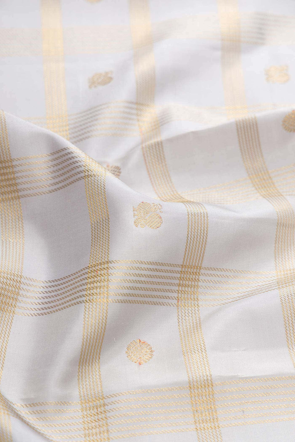 Grey Kanchipuram Silk Saree