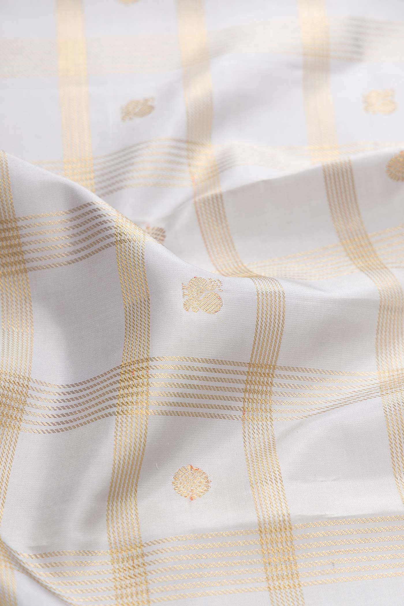 Grey Kanchipuram Silk Saree