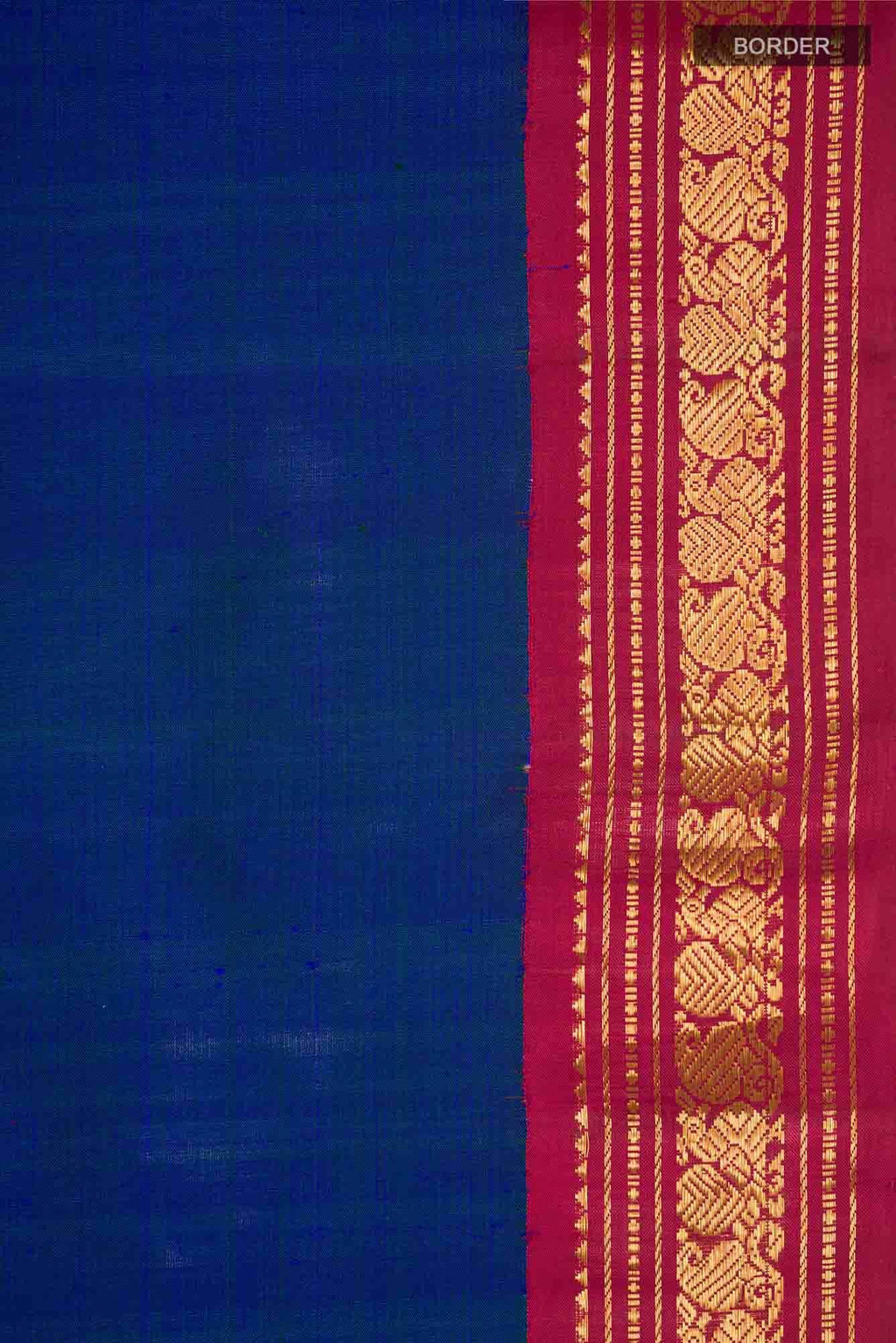 Blue Kanchipuram Silk Saree