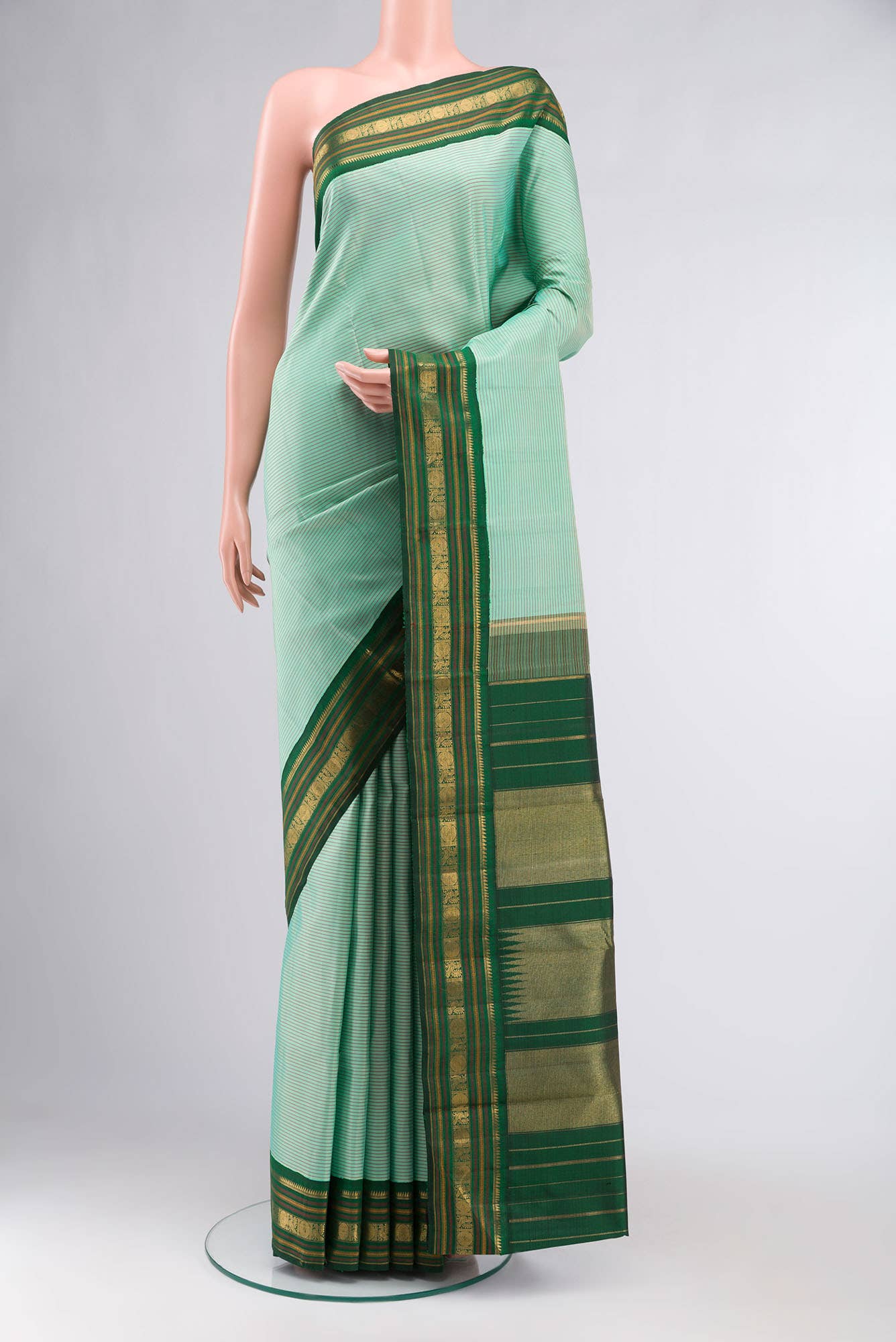 Green Kanchipuram Silk Saree
