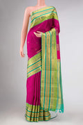 Pink Kanchipuram Silk Saree