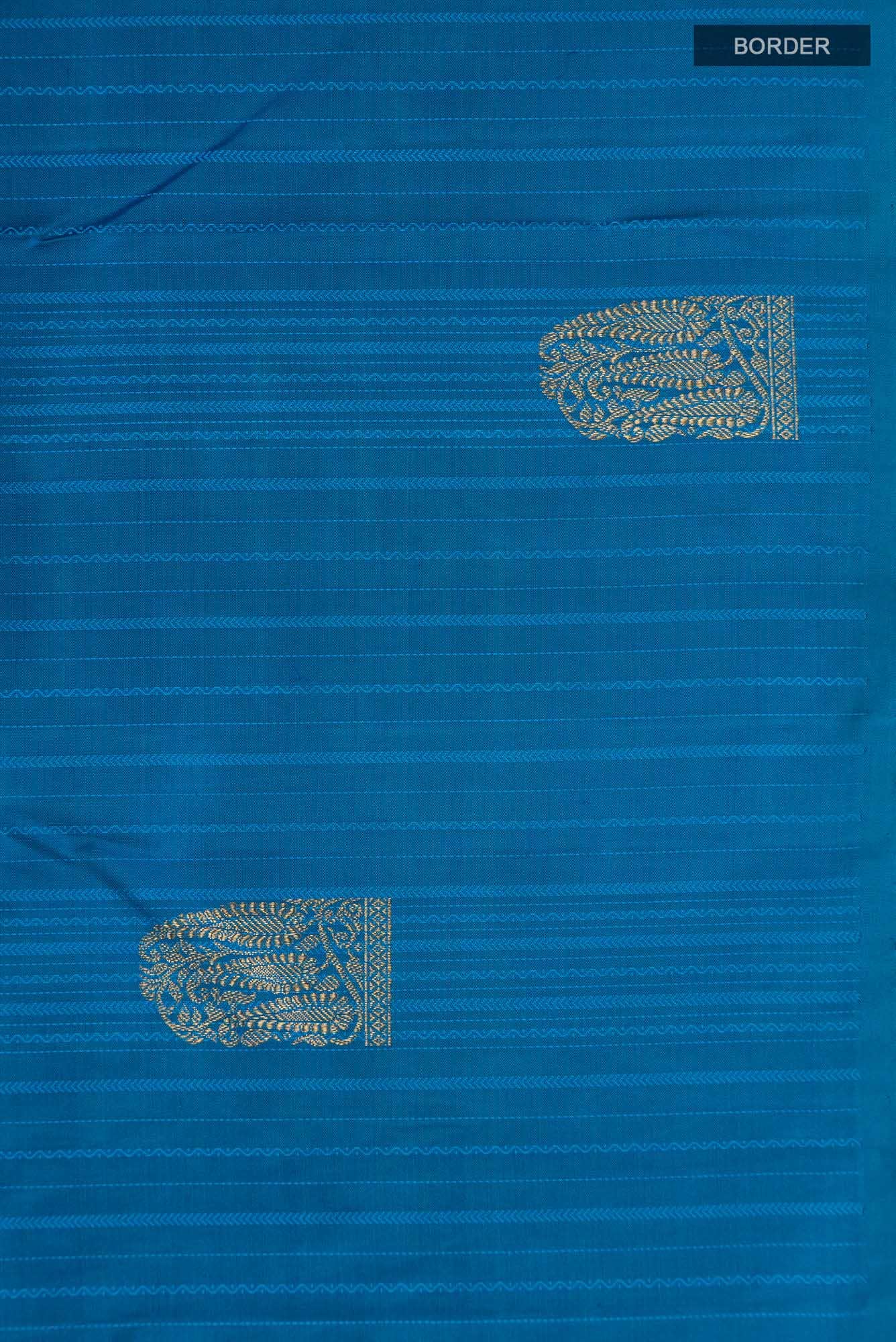 Blue Kanchipuram Silk Saree