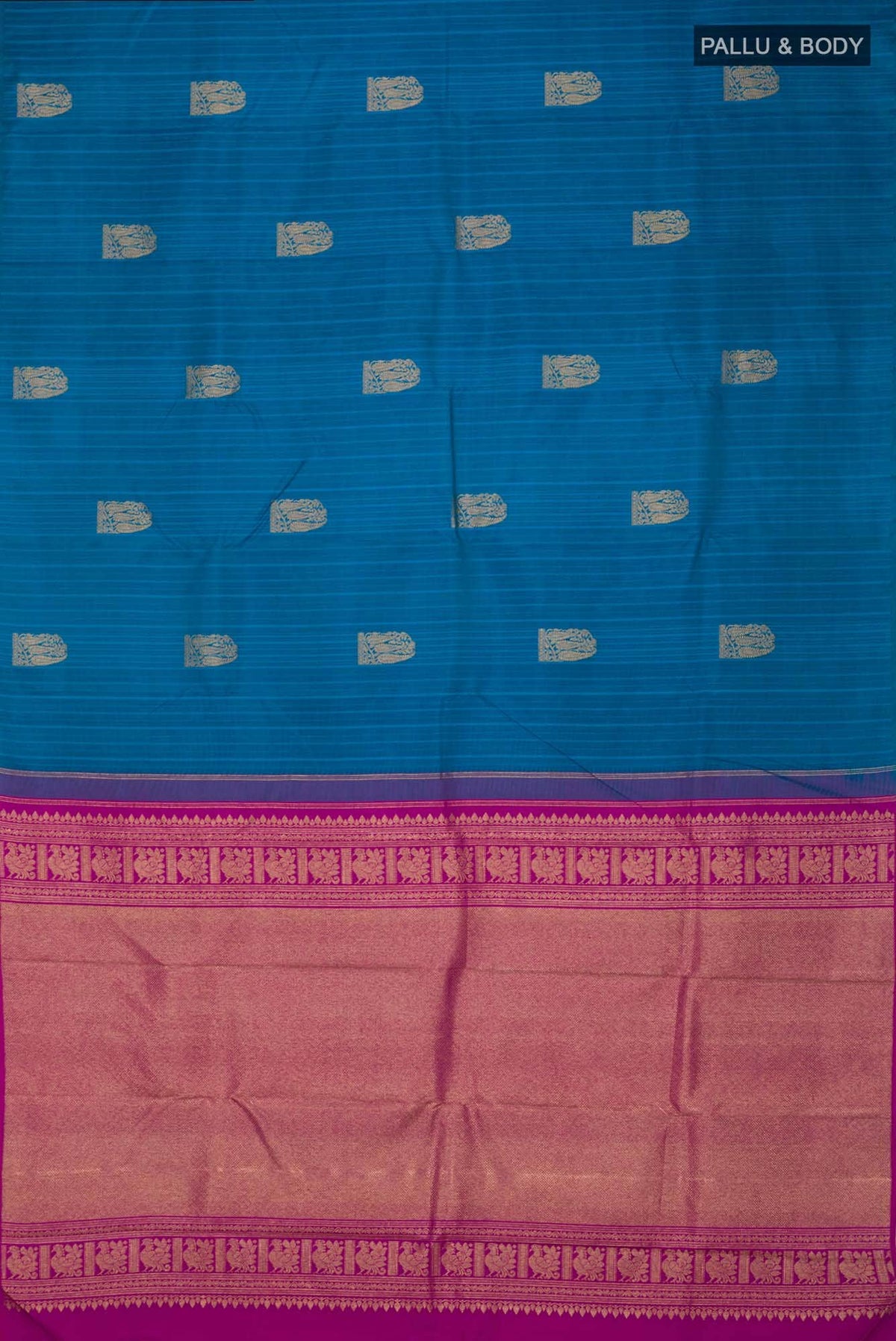Blue Kanjivaram Silk Saree