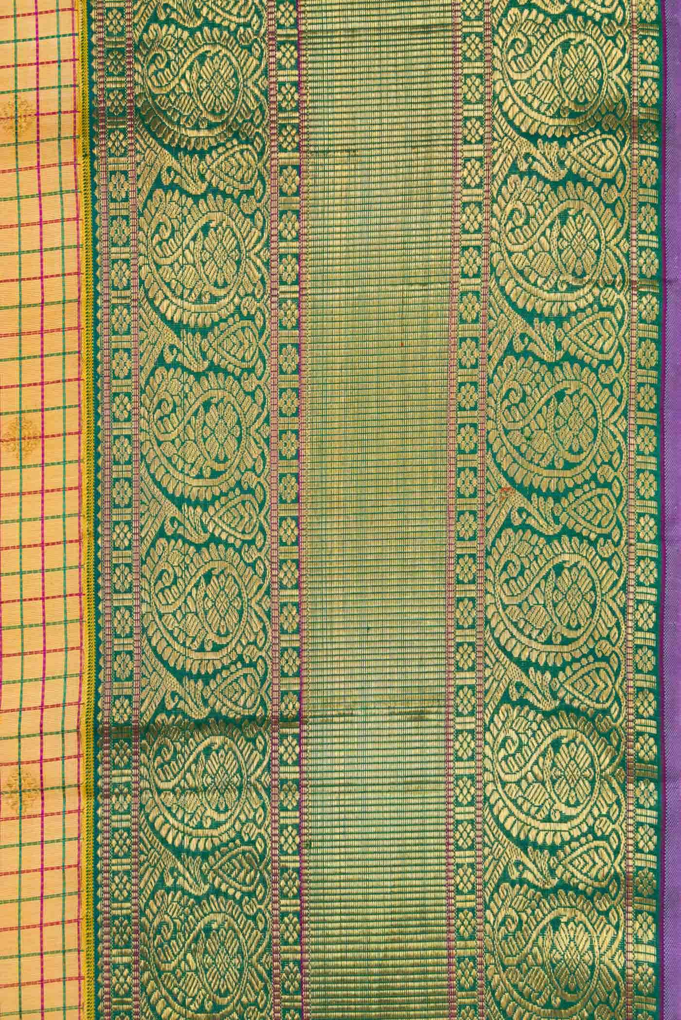 Mustard Linen Saree