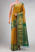 Mustard Linen Saree