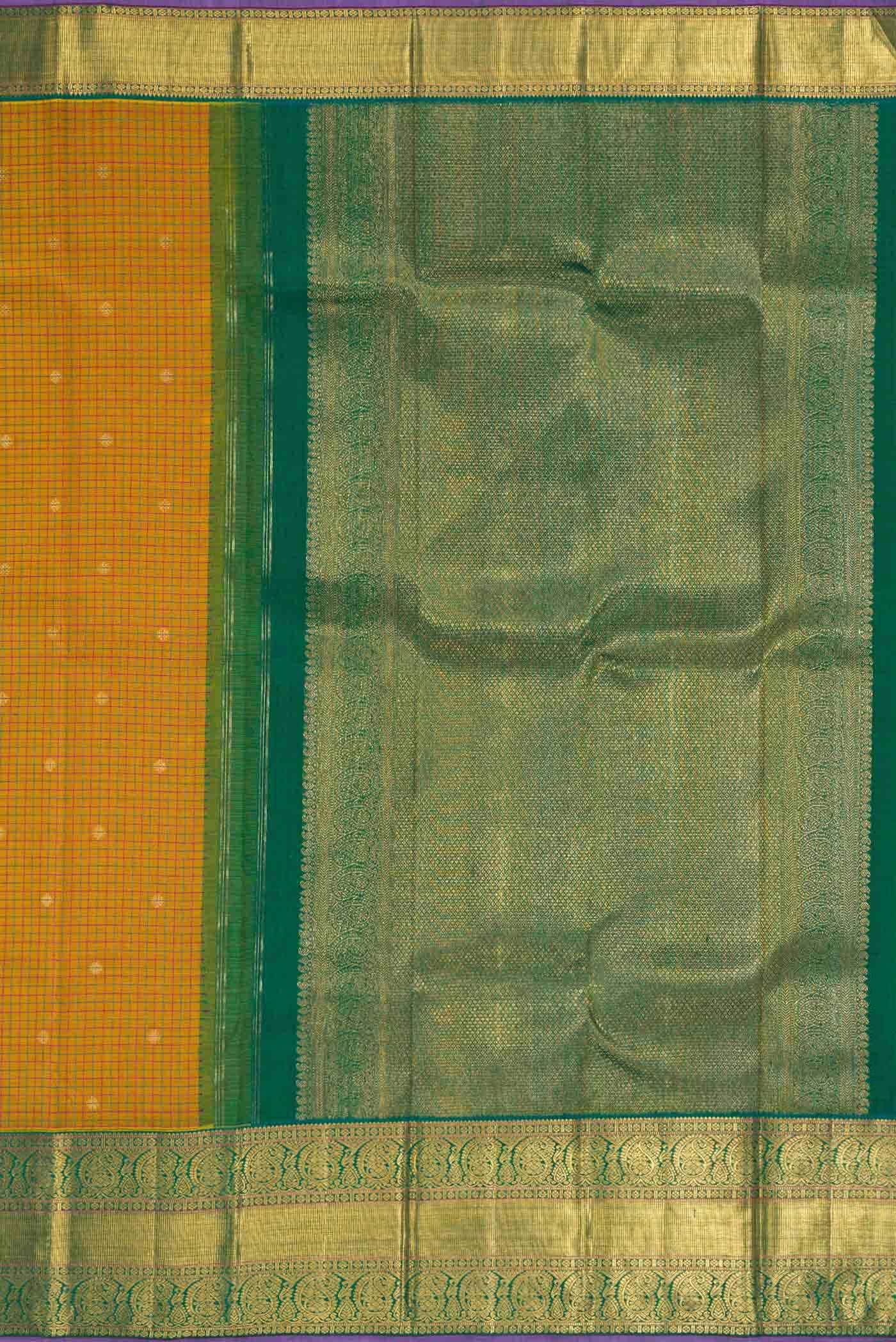 Mustard Linen Saree