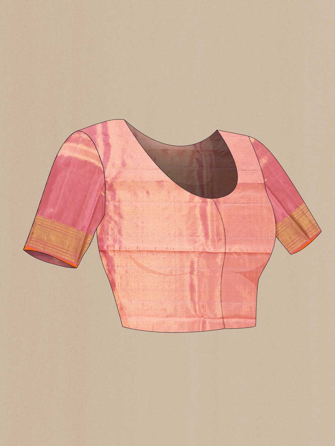 Magenta Kanchipuram Silk Saree