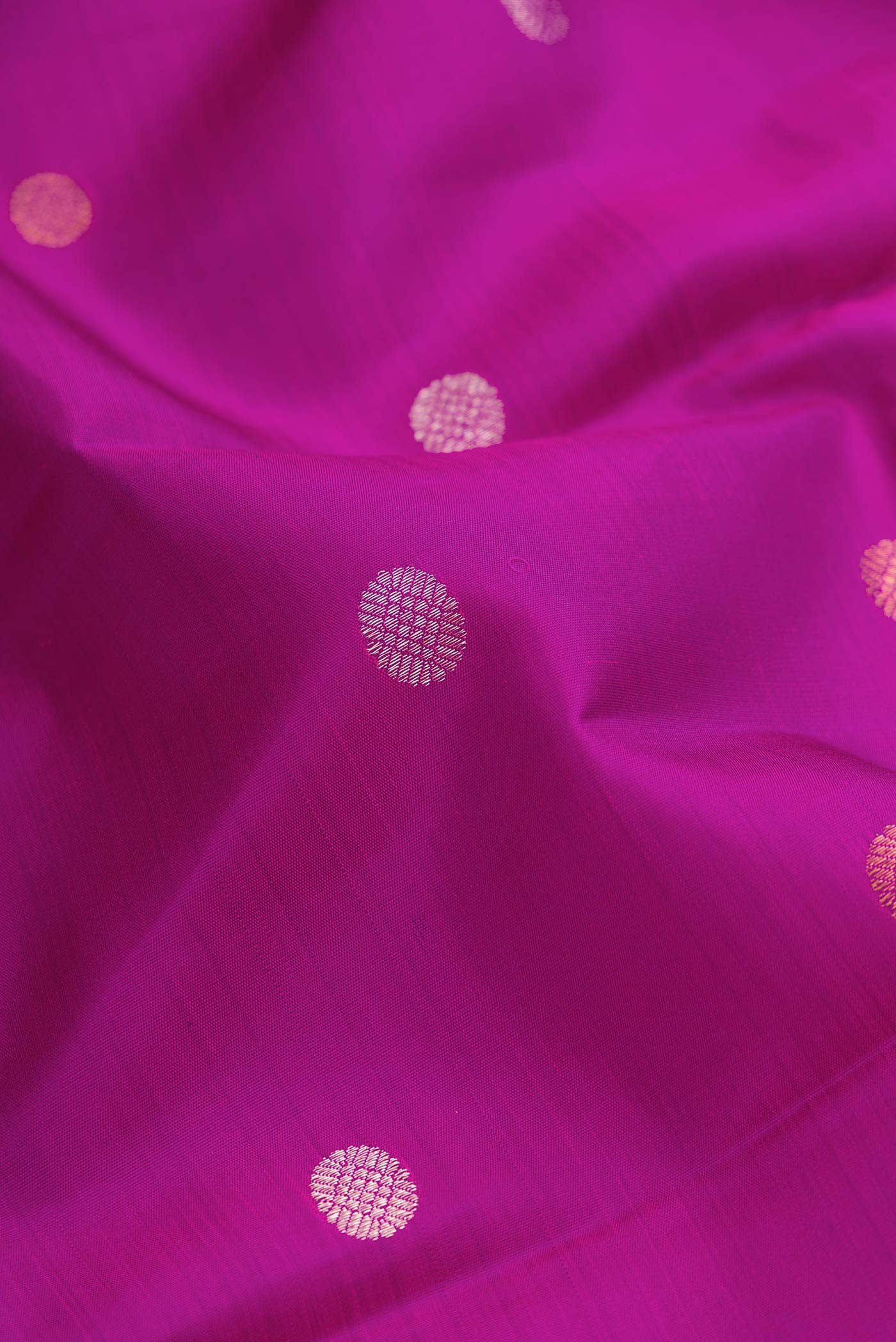 Magenta Kanchipuram Silk Saree