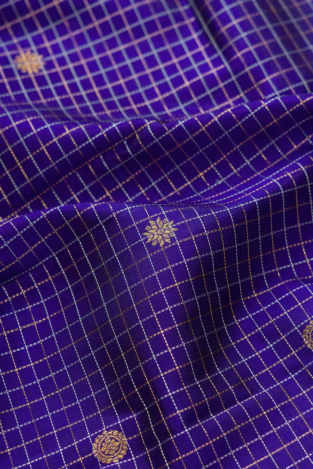 Royal Blue Dual Tone Kanchipuram Silk Saree