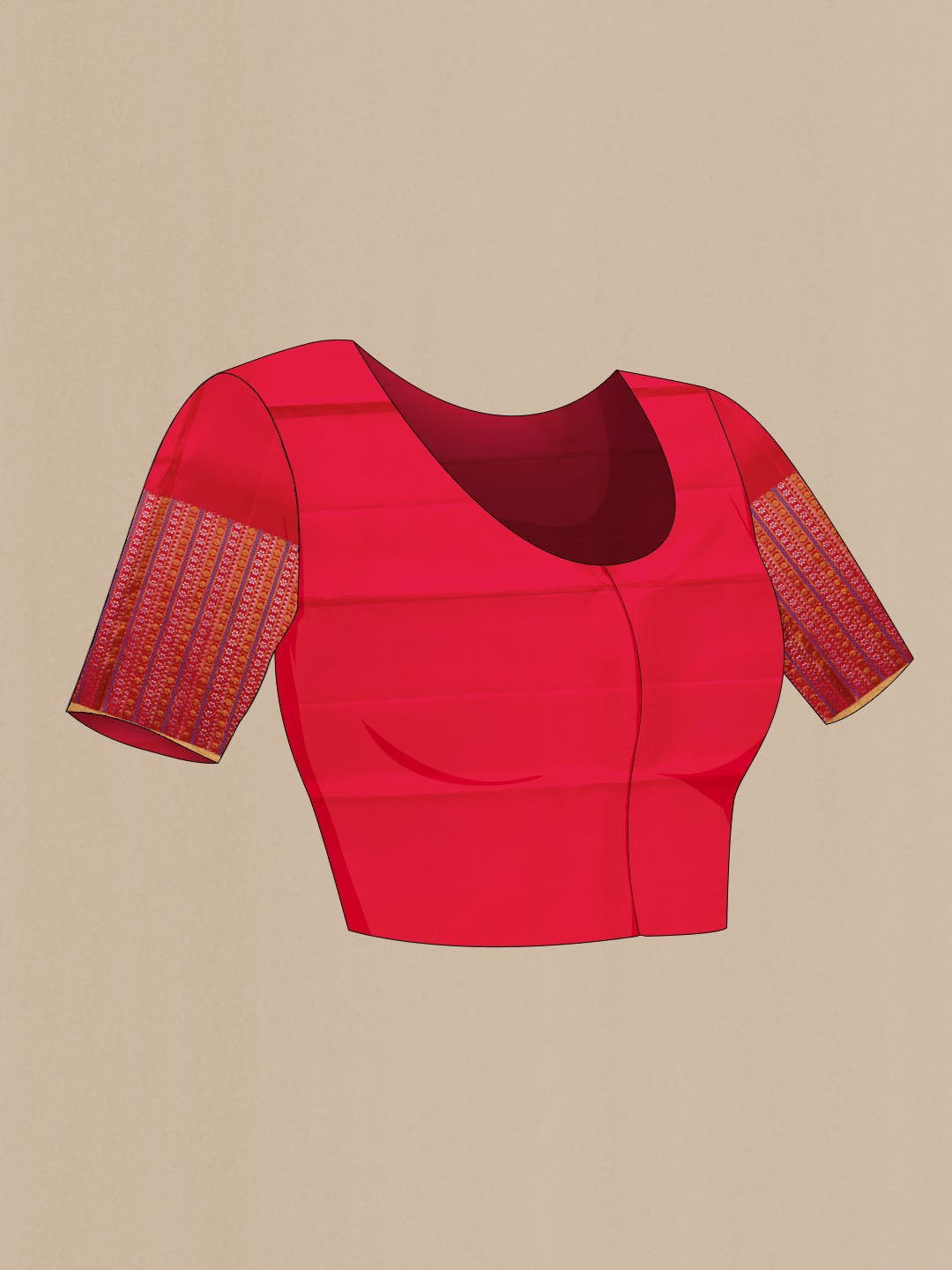 Red Kanchipuram Silk Saree