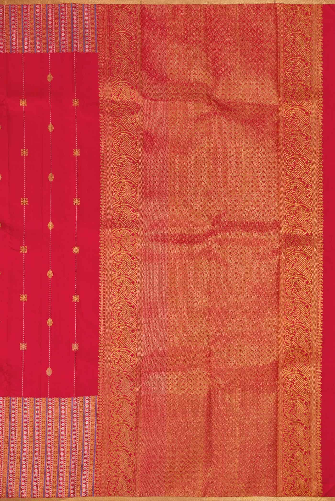 Red Kanchipuram Silk Saree