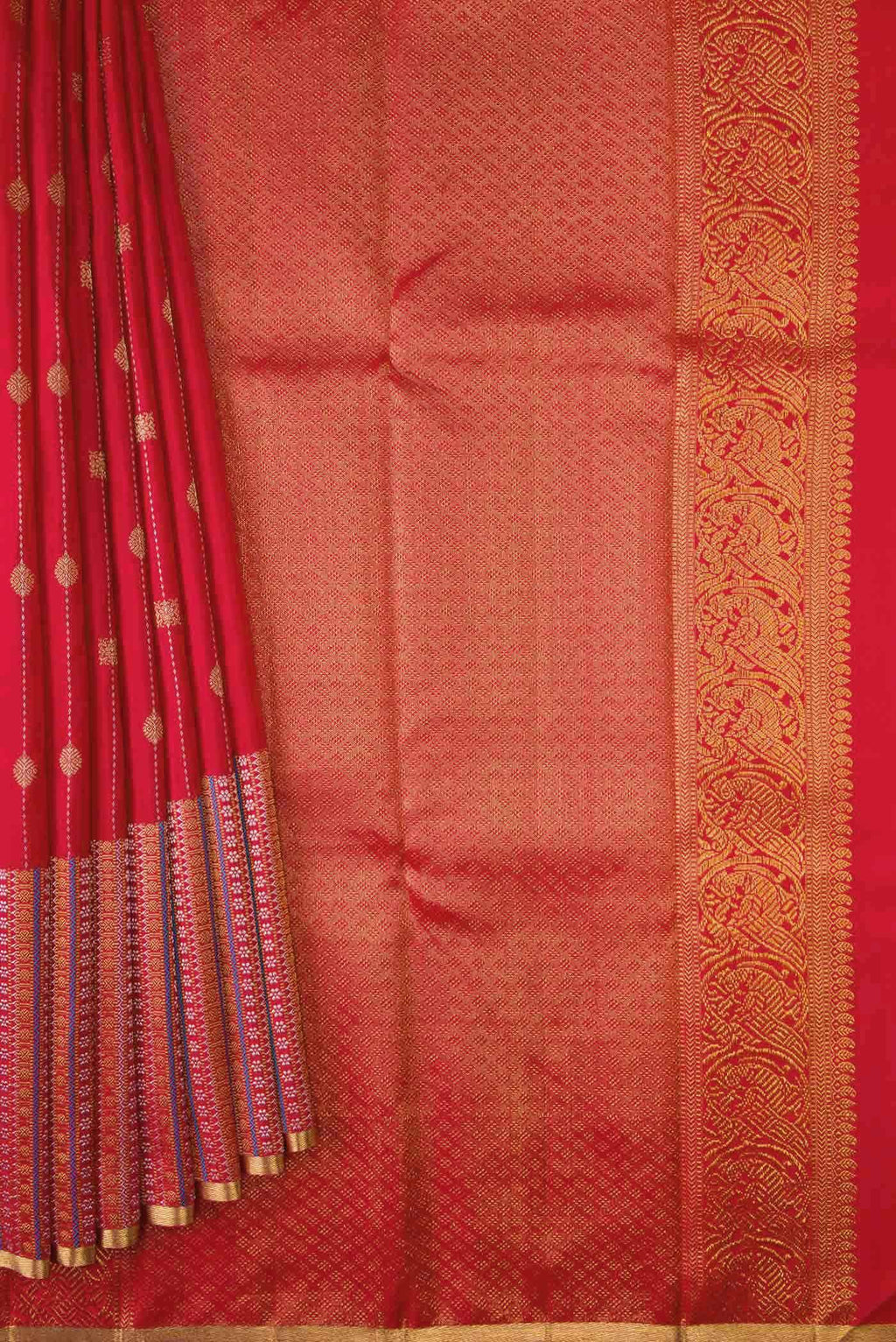 Red Kanchipuram Silk Saree