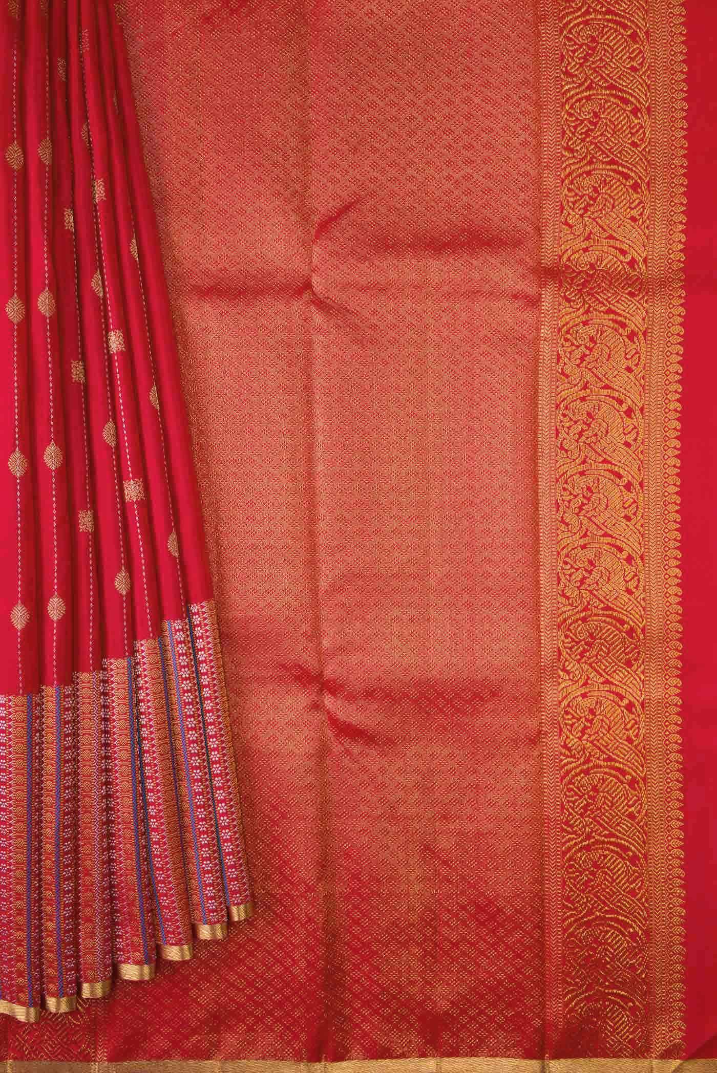 Red Kanchipuram Silk Saree