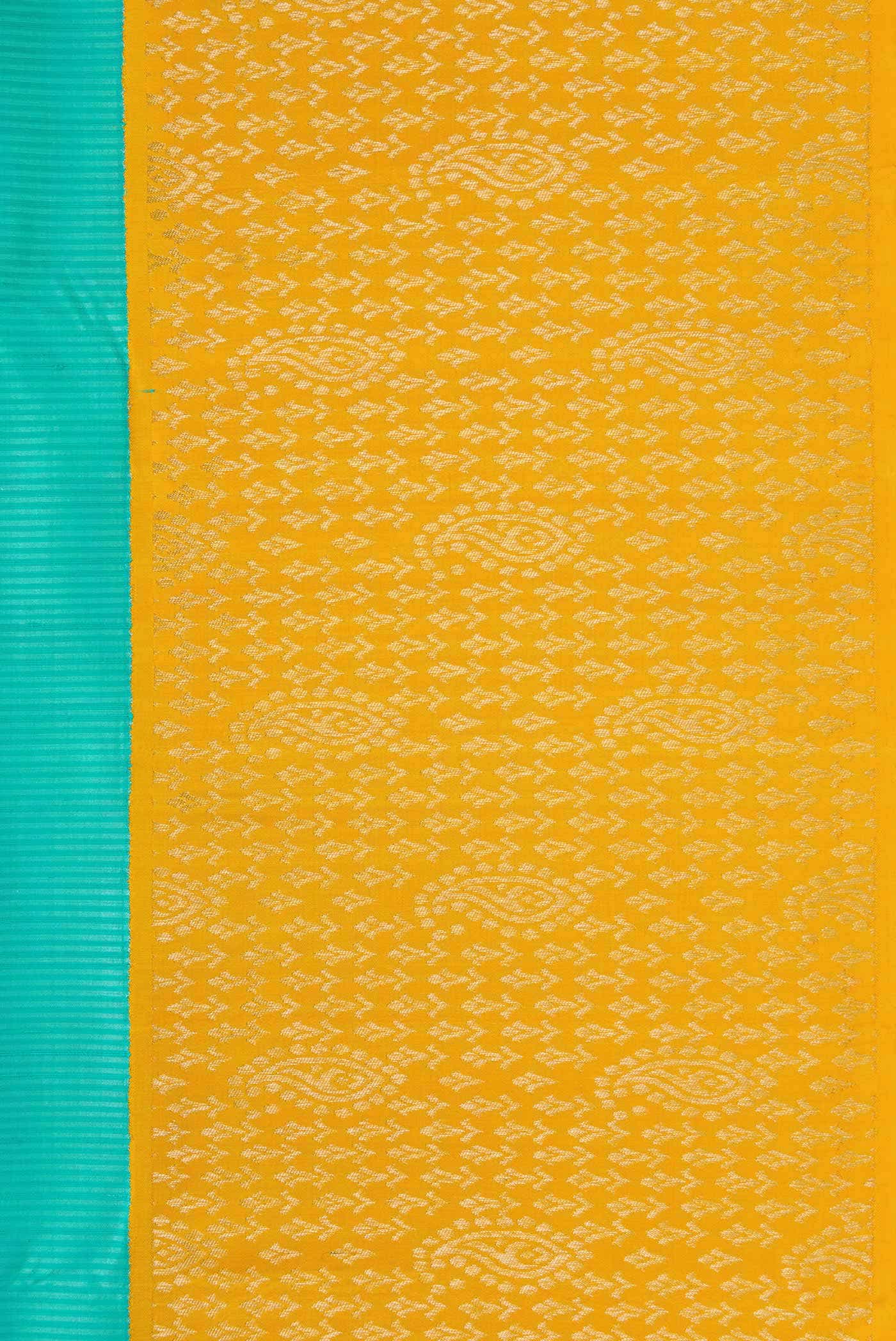 Sea Green Kanchipuram Silk Saree