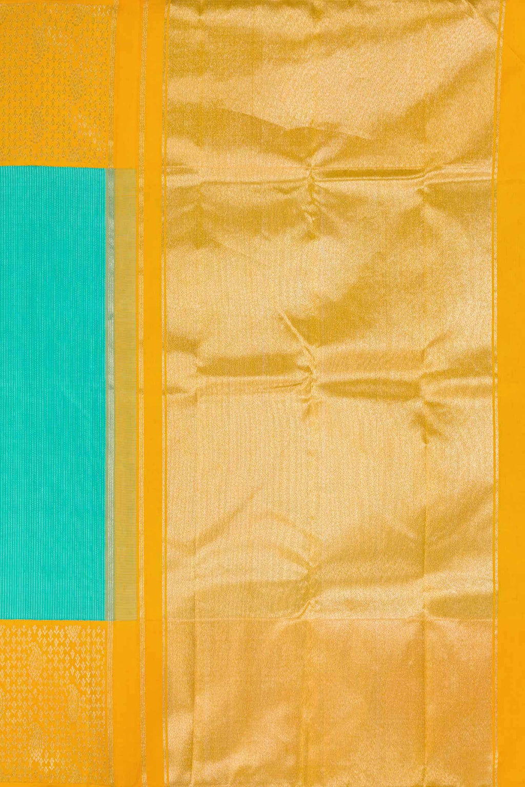 Sea Green Kanchipuram Silk Saree