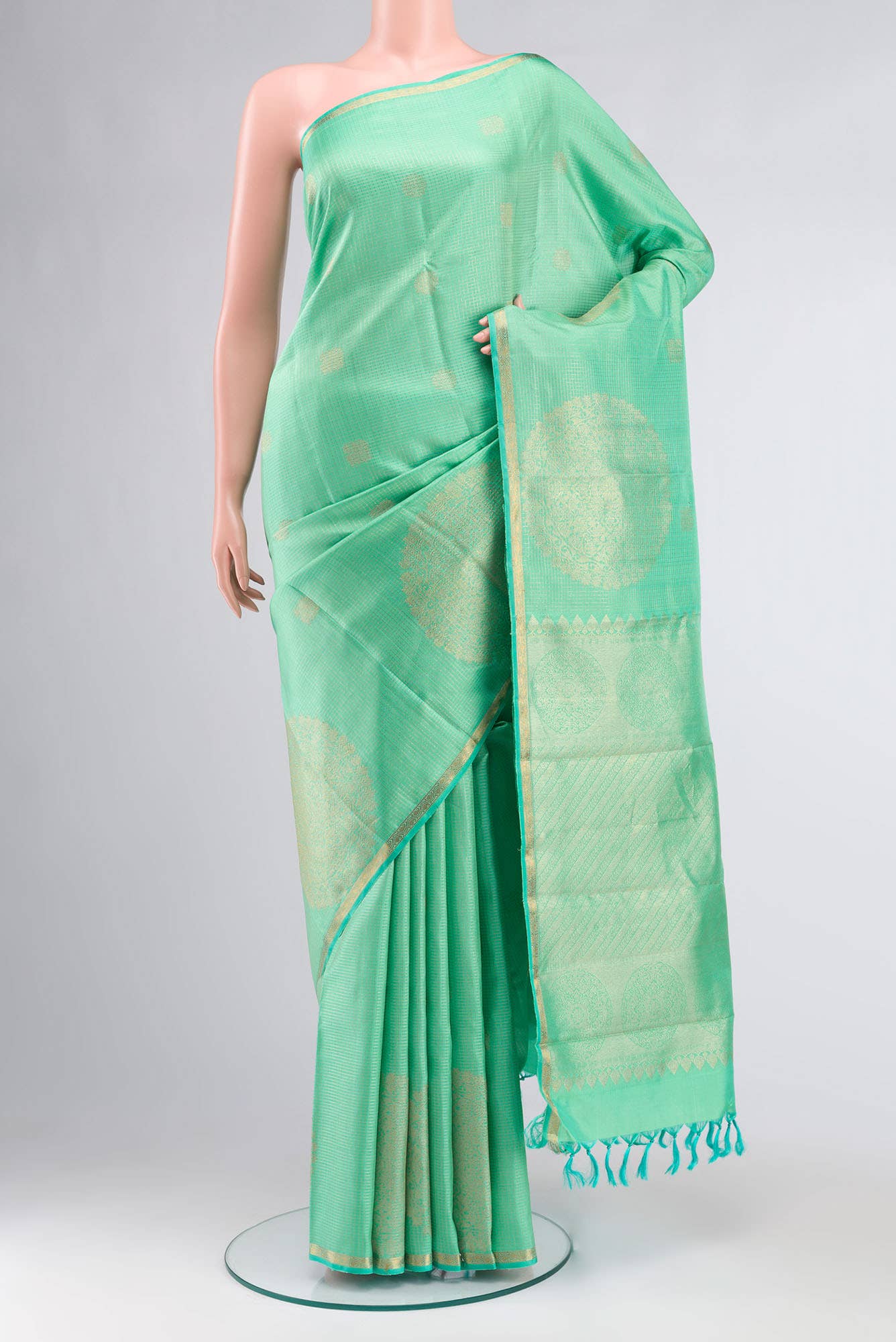 Green Kanchipuram Silk Saree
