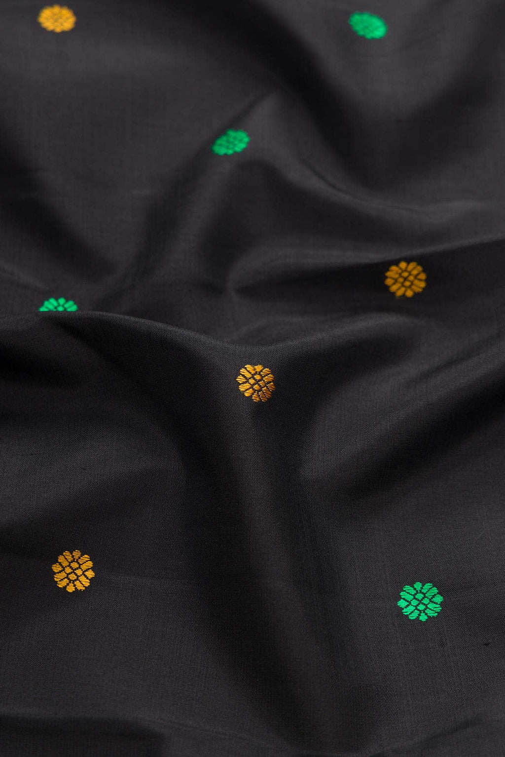 Black Kanchipuram Silk Saree