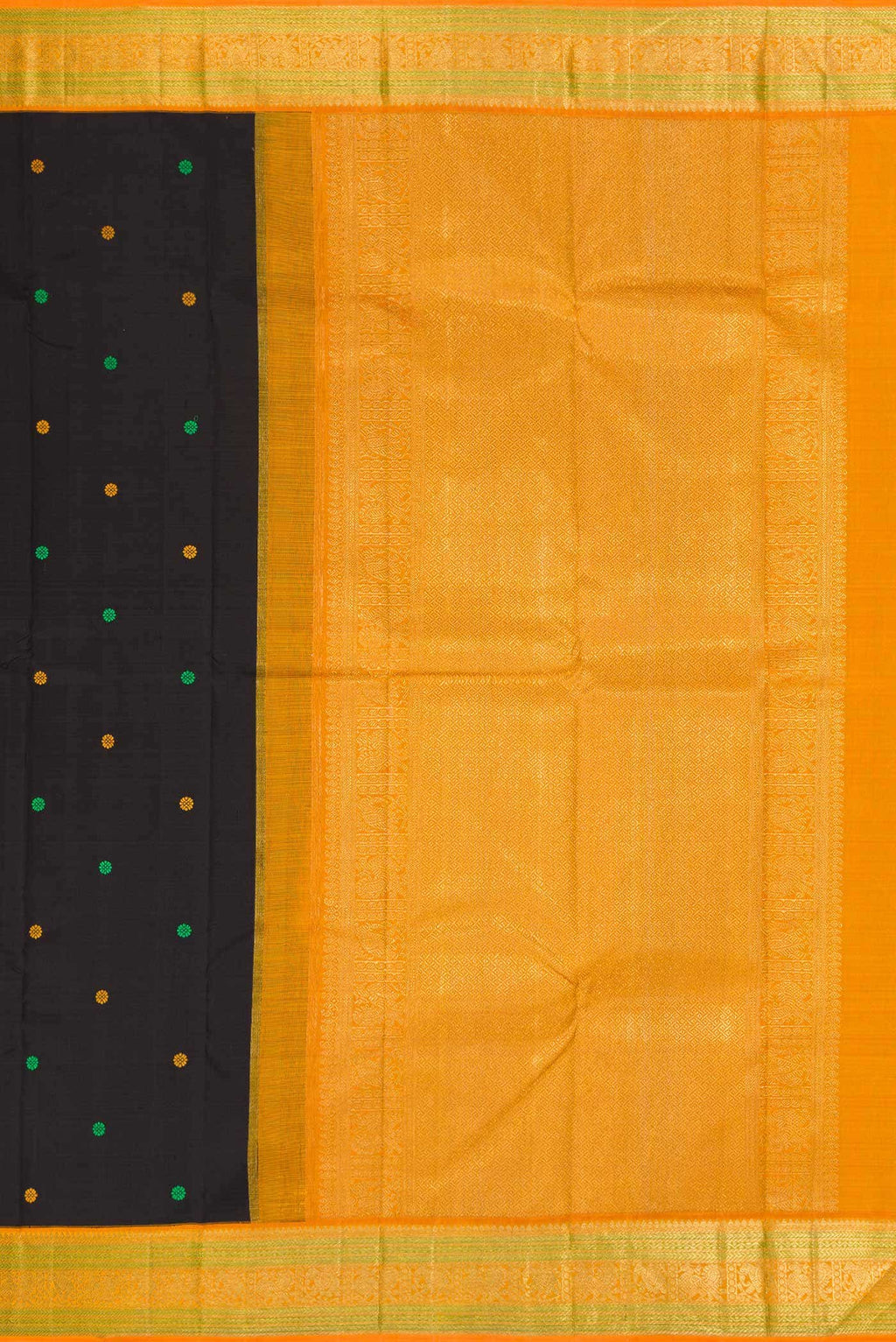 Black Kanchipuram Silk Saree