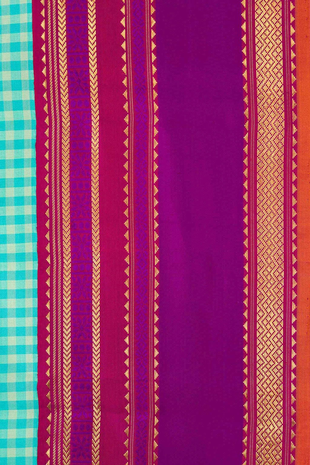 Sea Green Kanchipuram Silk Saree