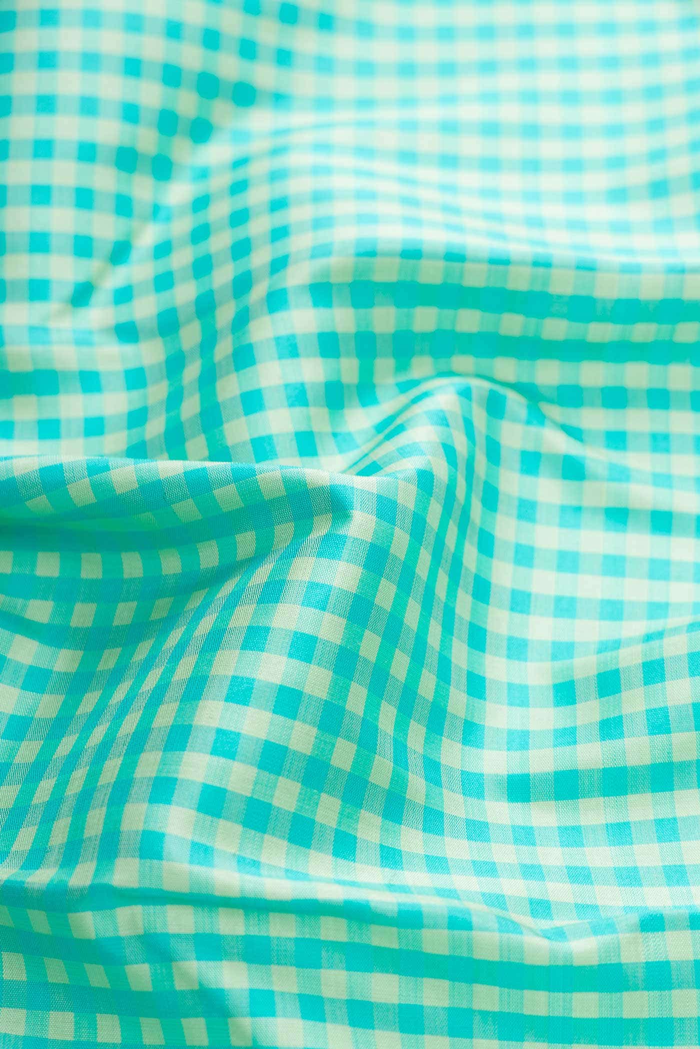 Sea Green Kanchipuram Silk Saree