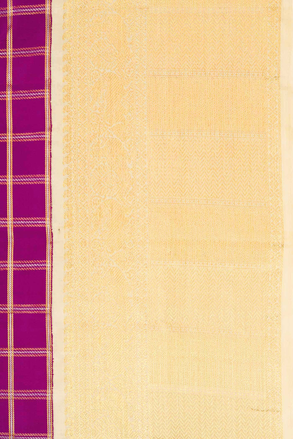 Purple Dual Tone Kanchipuram Silk Saree