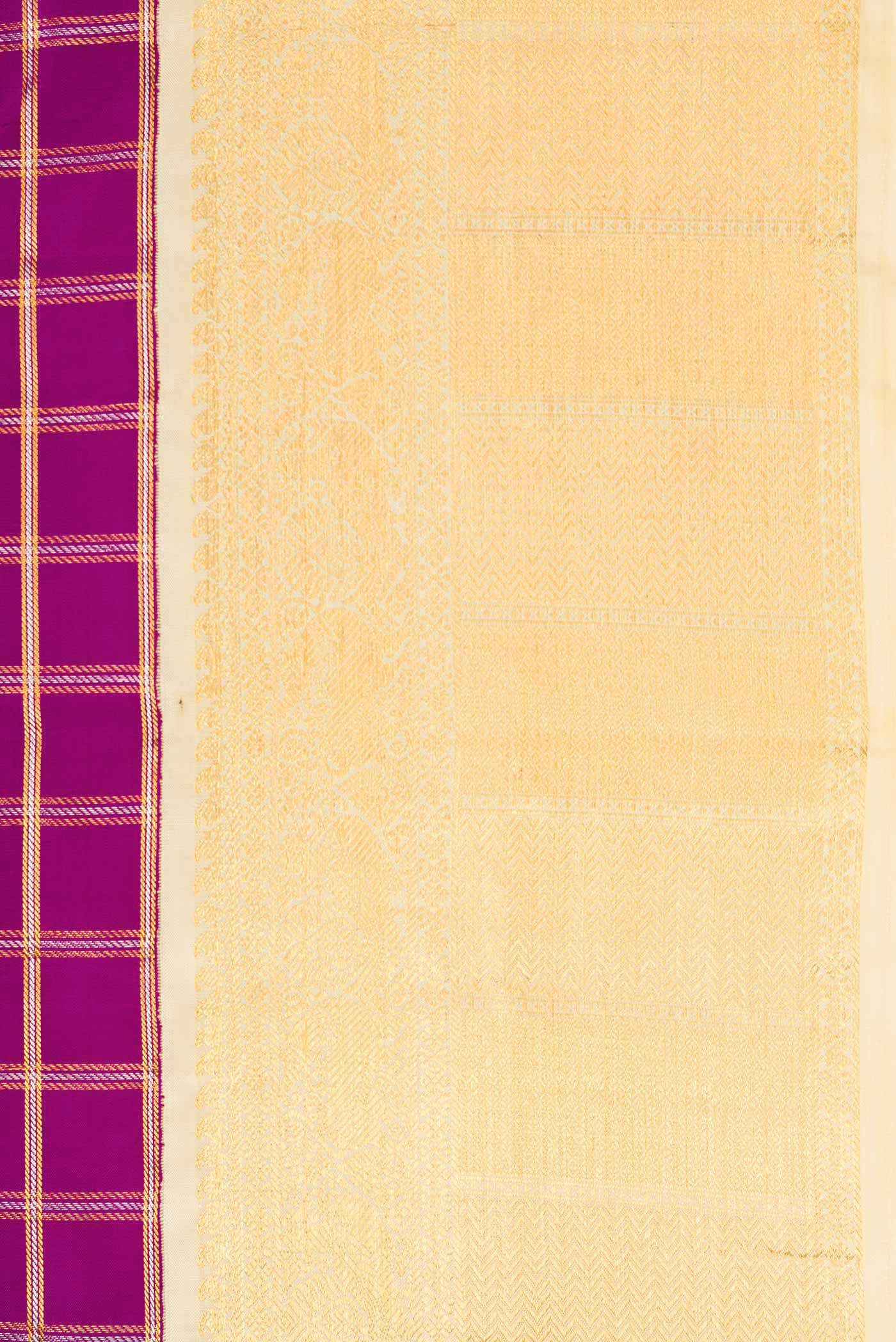 Purple Dual Tone Kanchipuram Silk Saree