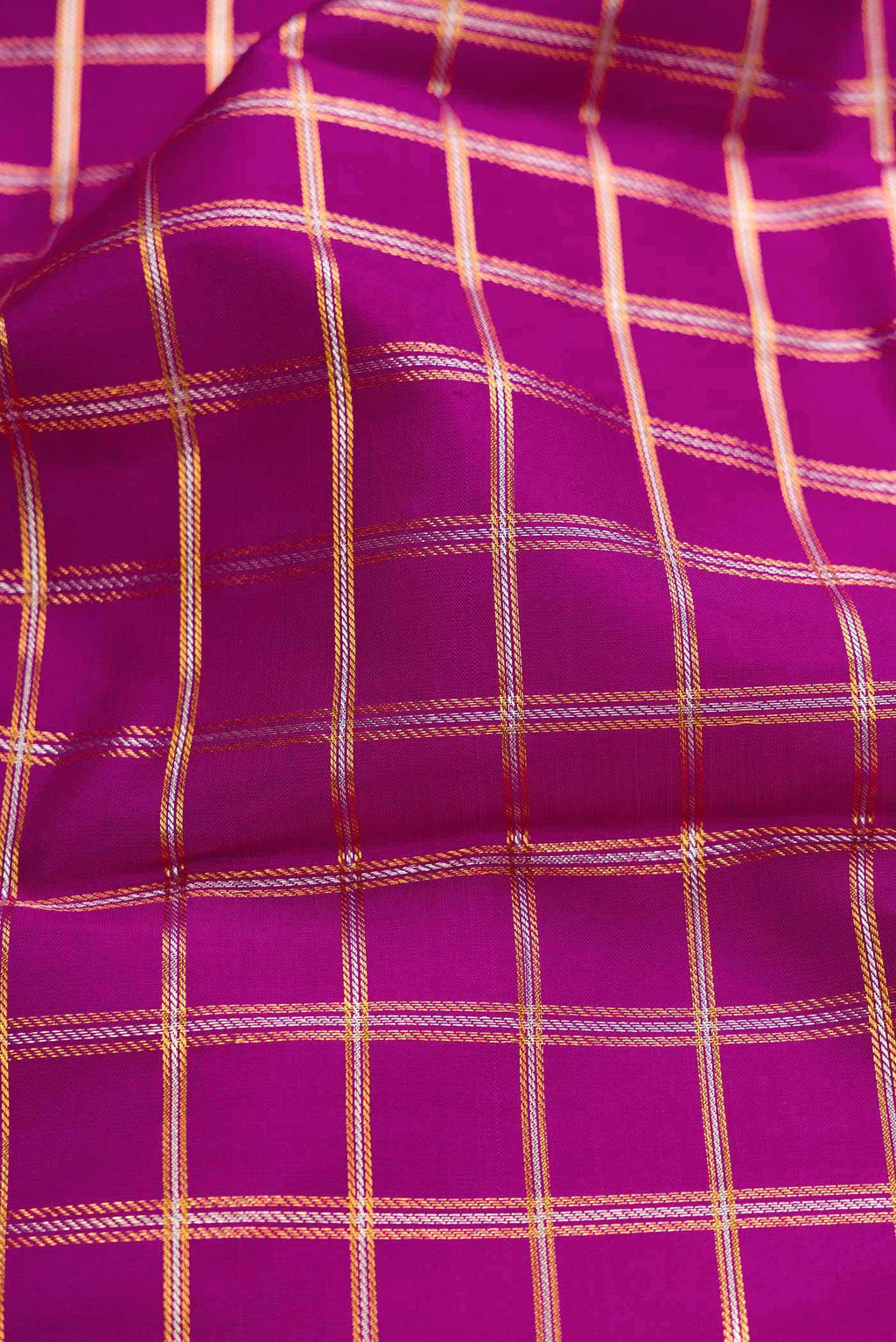 Purple Dual Tone Kanchipuram Silk Saree