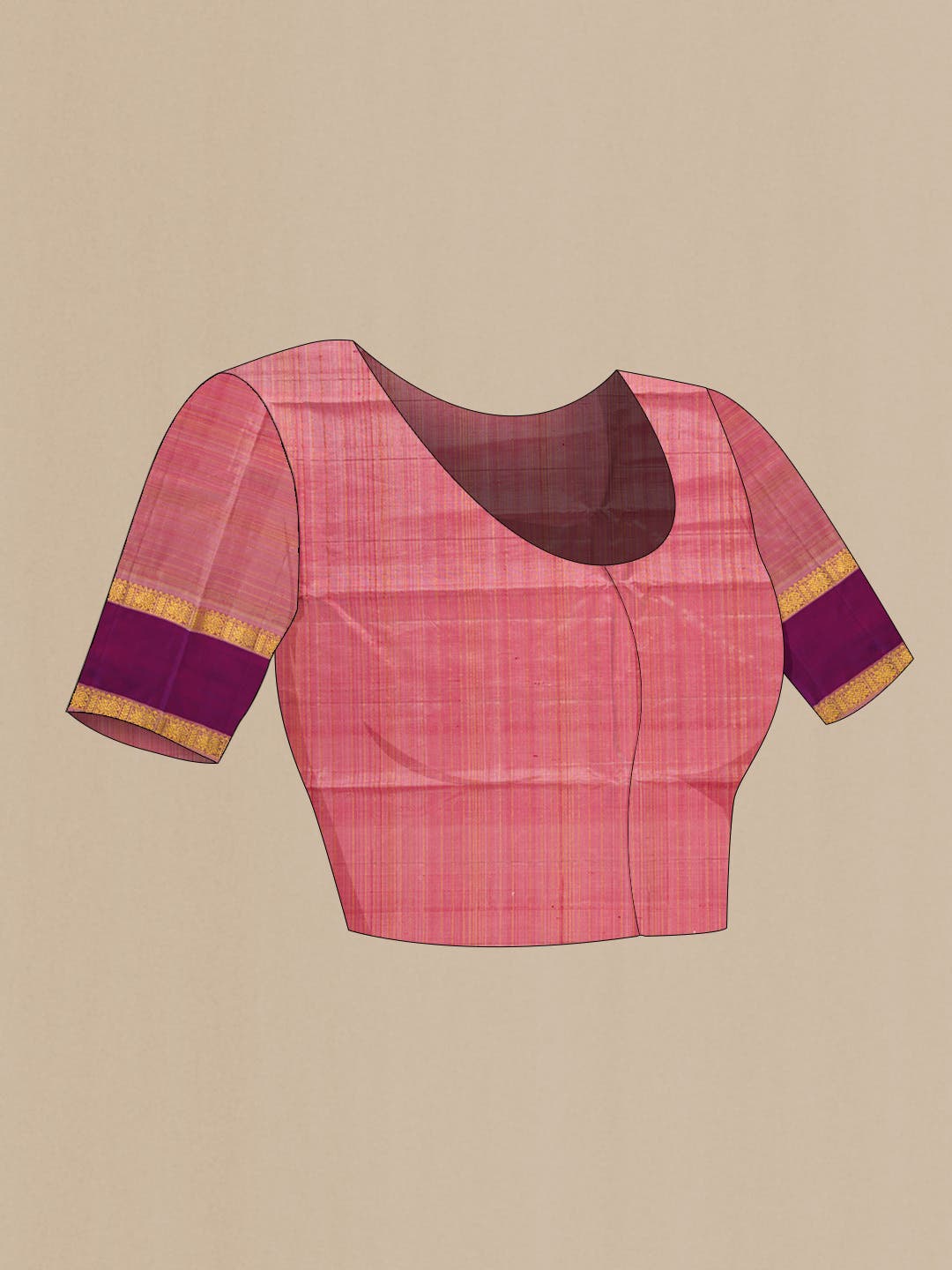 Multi Color Kanjivaram Silk Saree