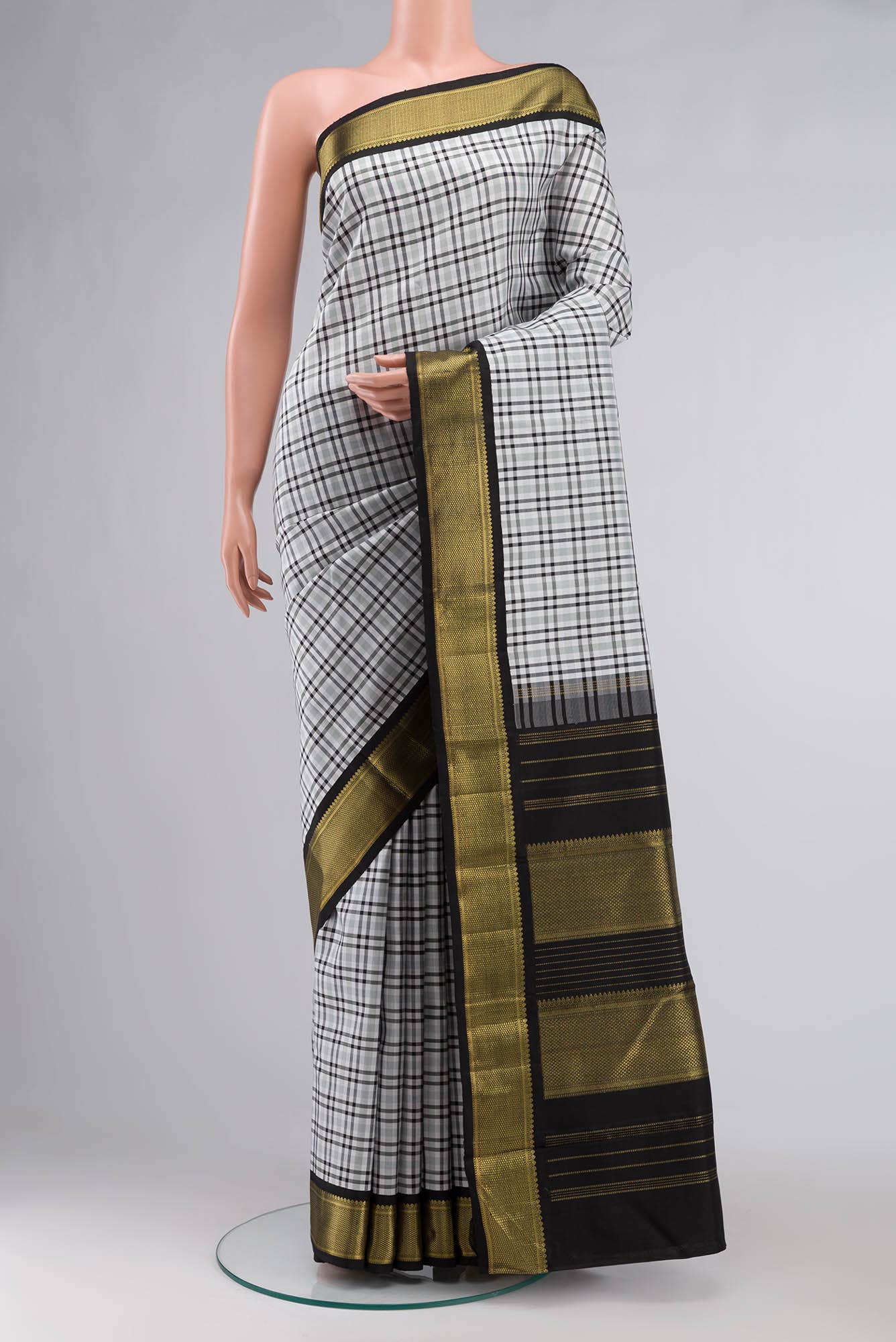 Multi Kanchipuram Silk Saree