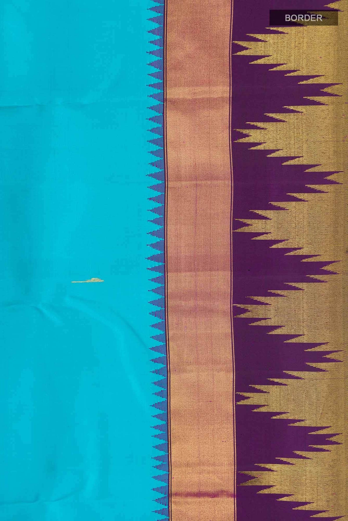 Blue Kanchipuram Silk Saree