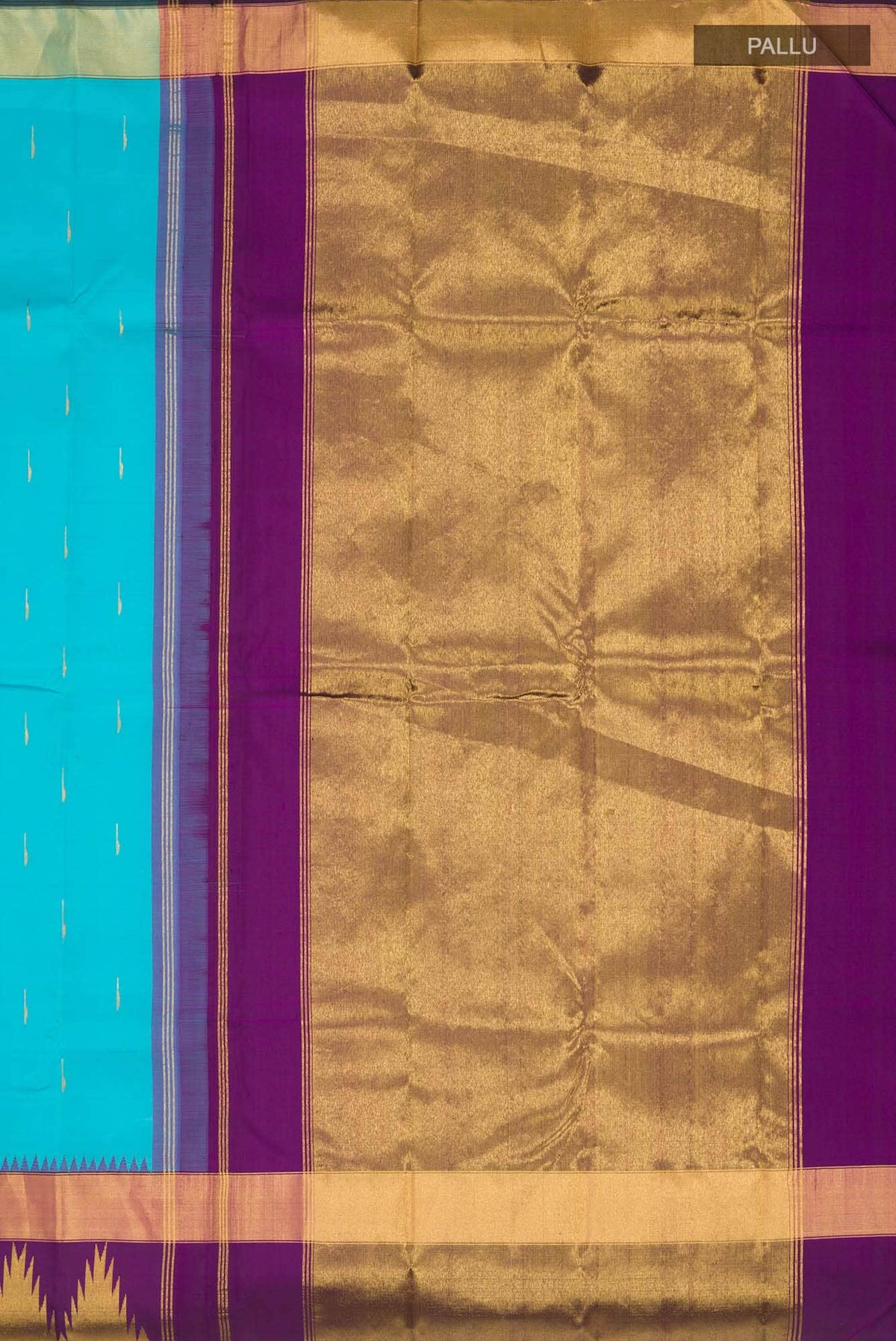 Blue Kanchipuram Silk Saree