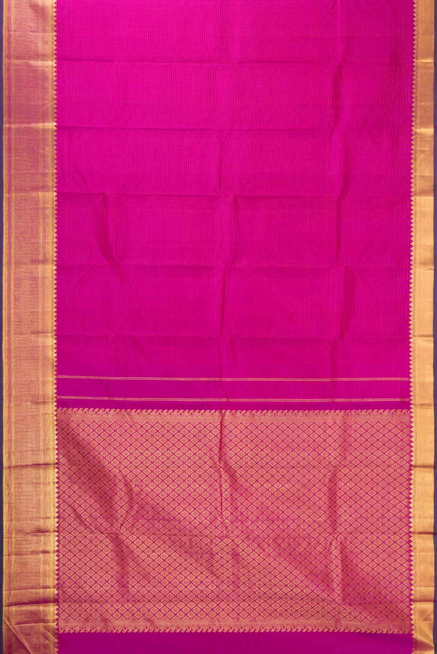 Magenta Kanchipuram Silk Saree