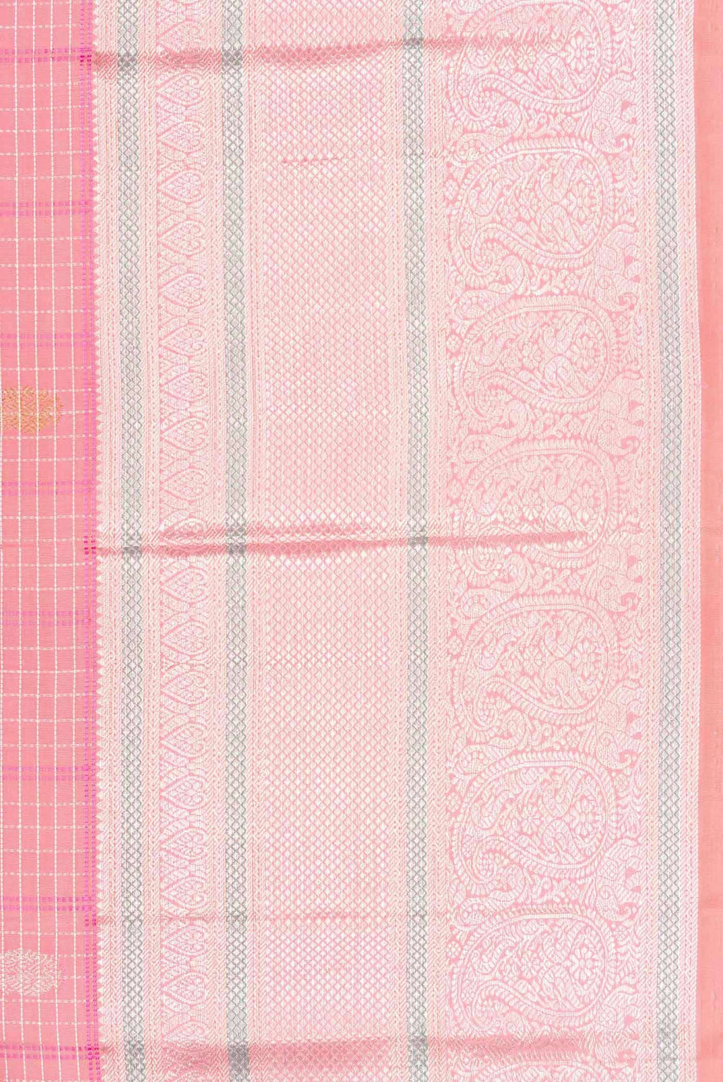 Pink Kanchipuram Silk Saree