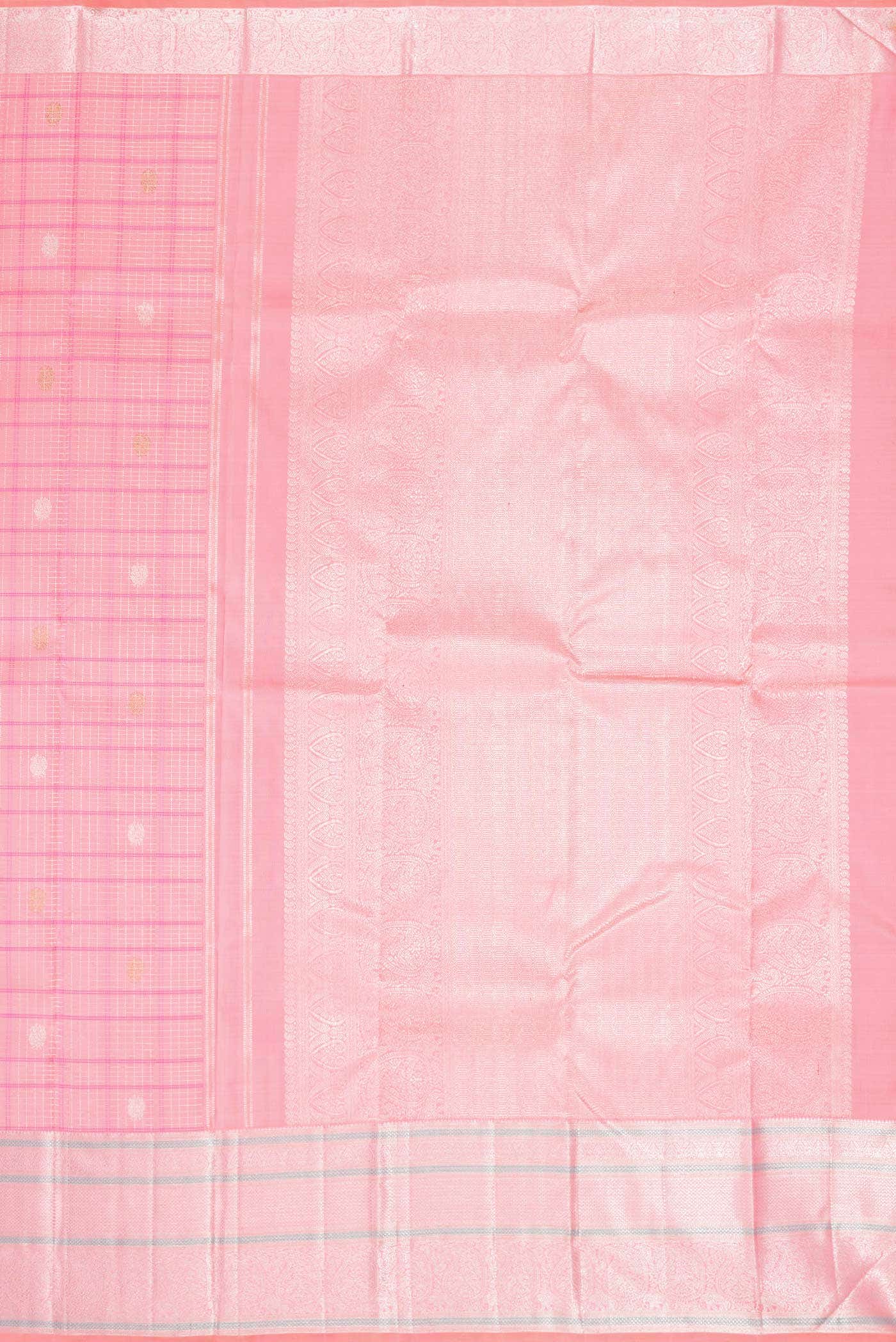 Pink Kanchipuram Silk Saree