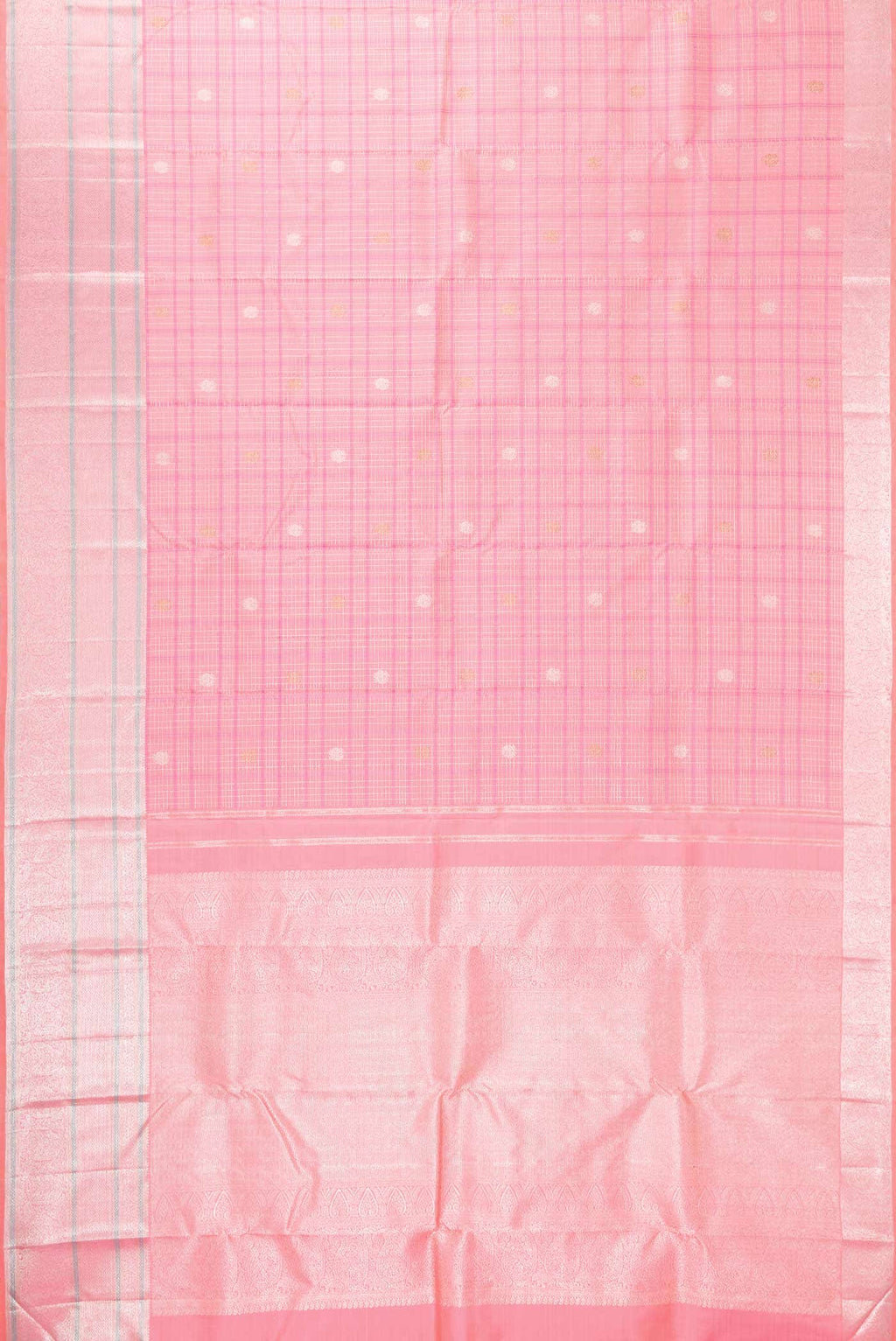 Pink Kanchipuram Silk Saree