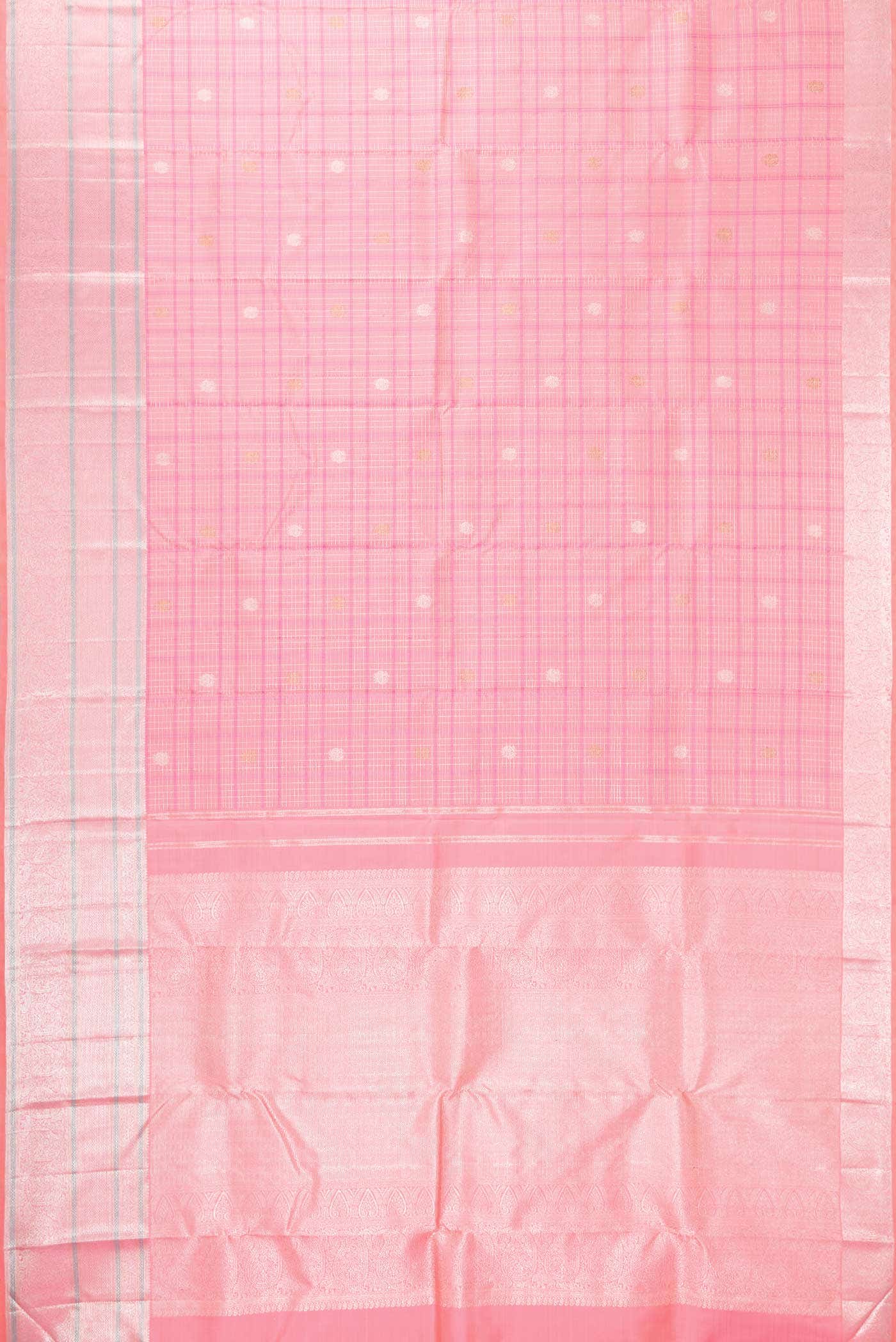Pink Kanchipuram Silk Saree